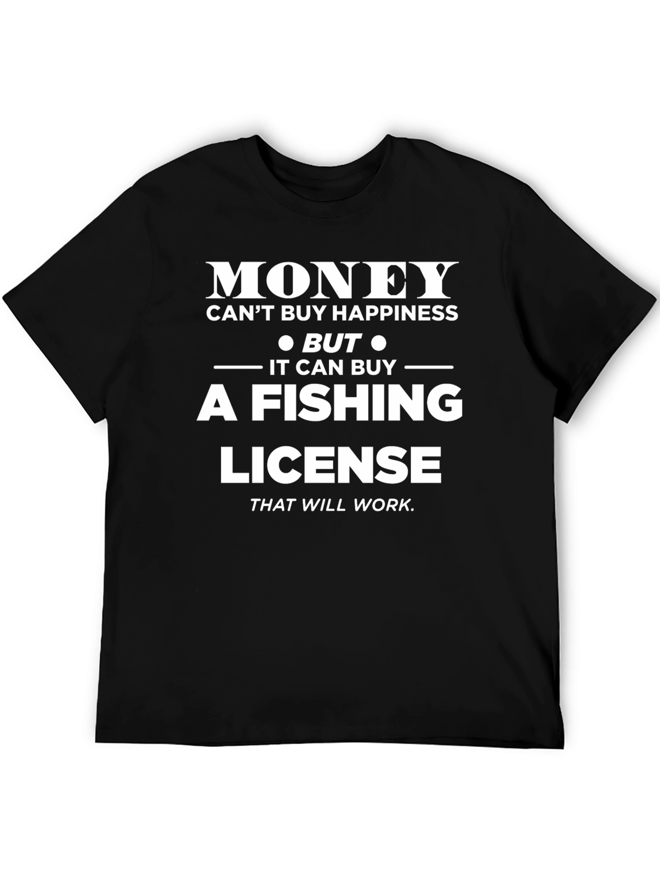 Fishing License T-Shirt - Funny Fisherman Gift