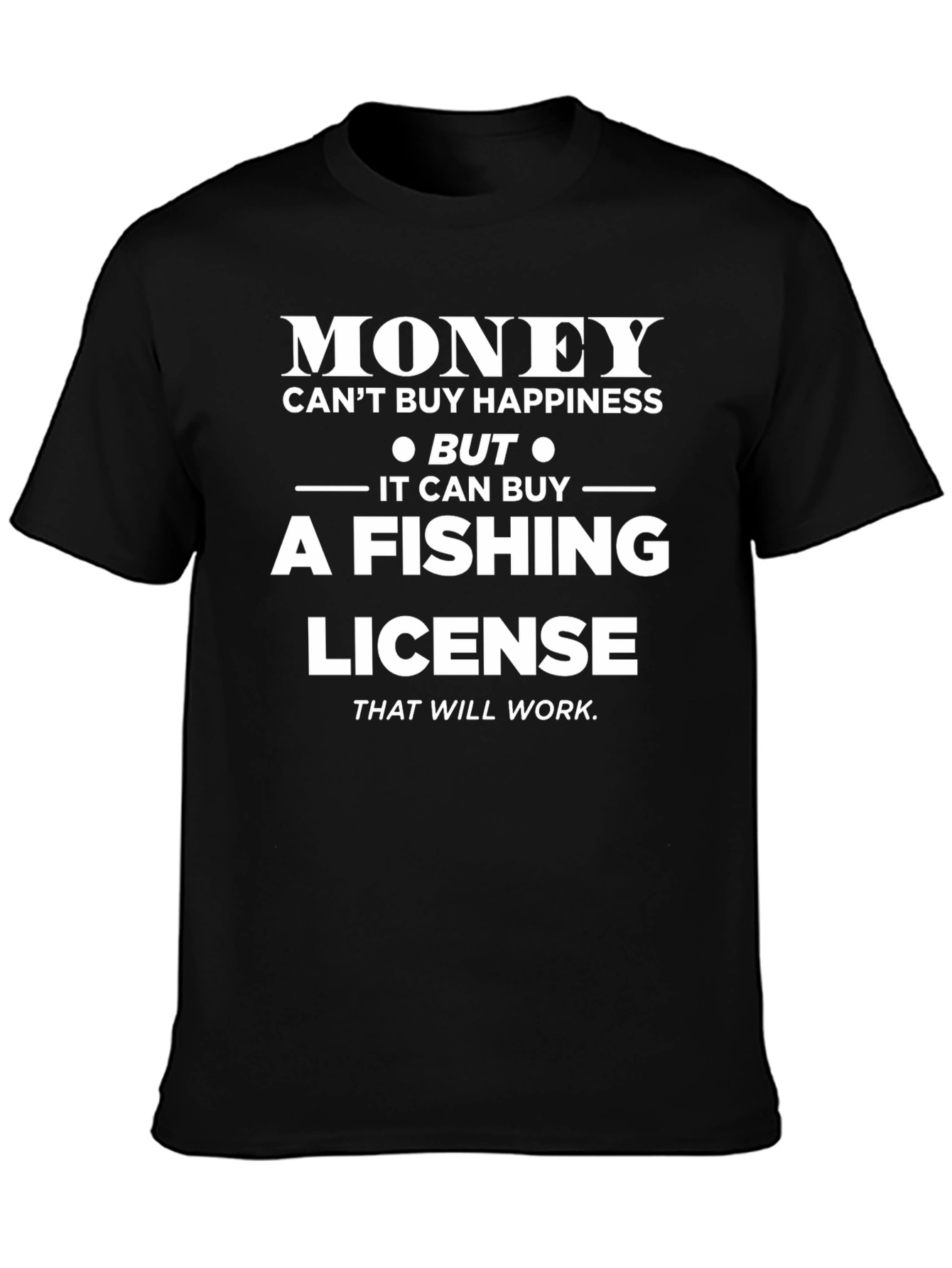 Fishing License T-Shirt - Funny Fisherman Gift