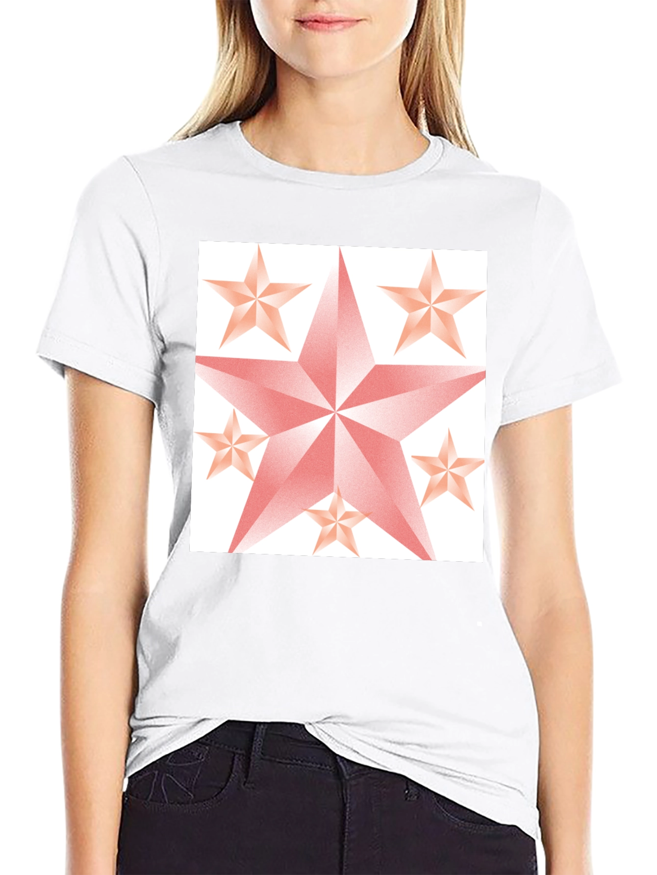 Star Graphic Black Tee