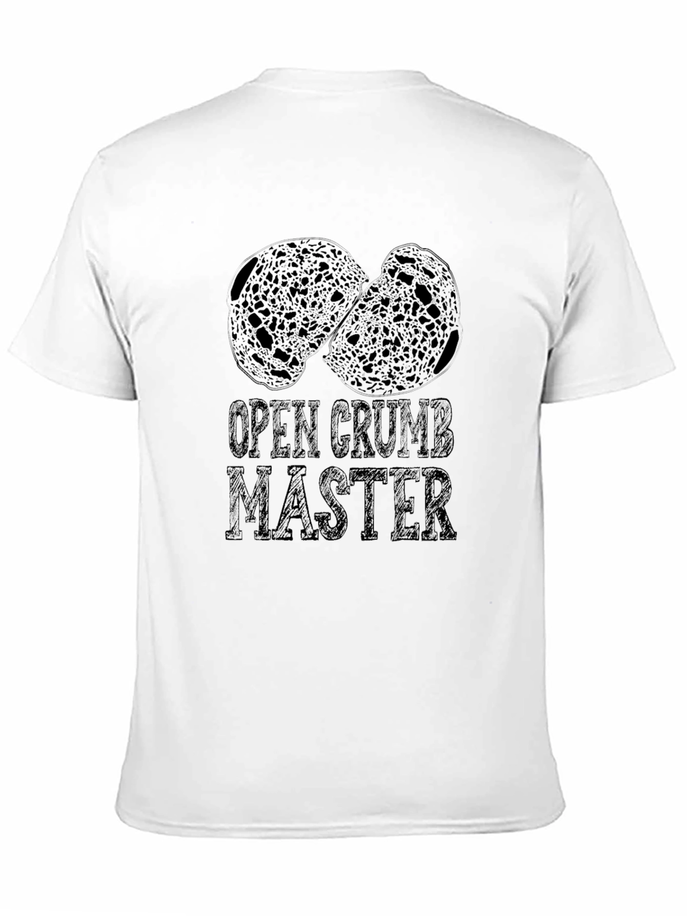 Open Crumb Master T-Shirt - Bread Lover Apparel