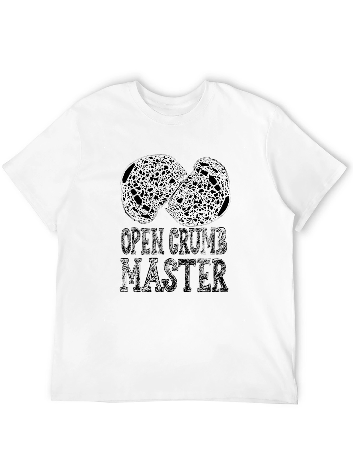 Open Crumb Master T-Shirt - Bread Lover Apparel