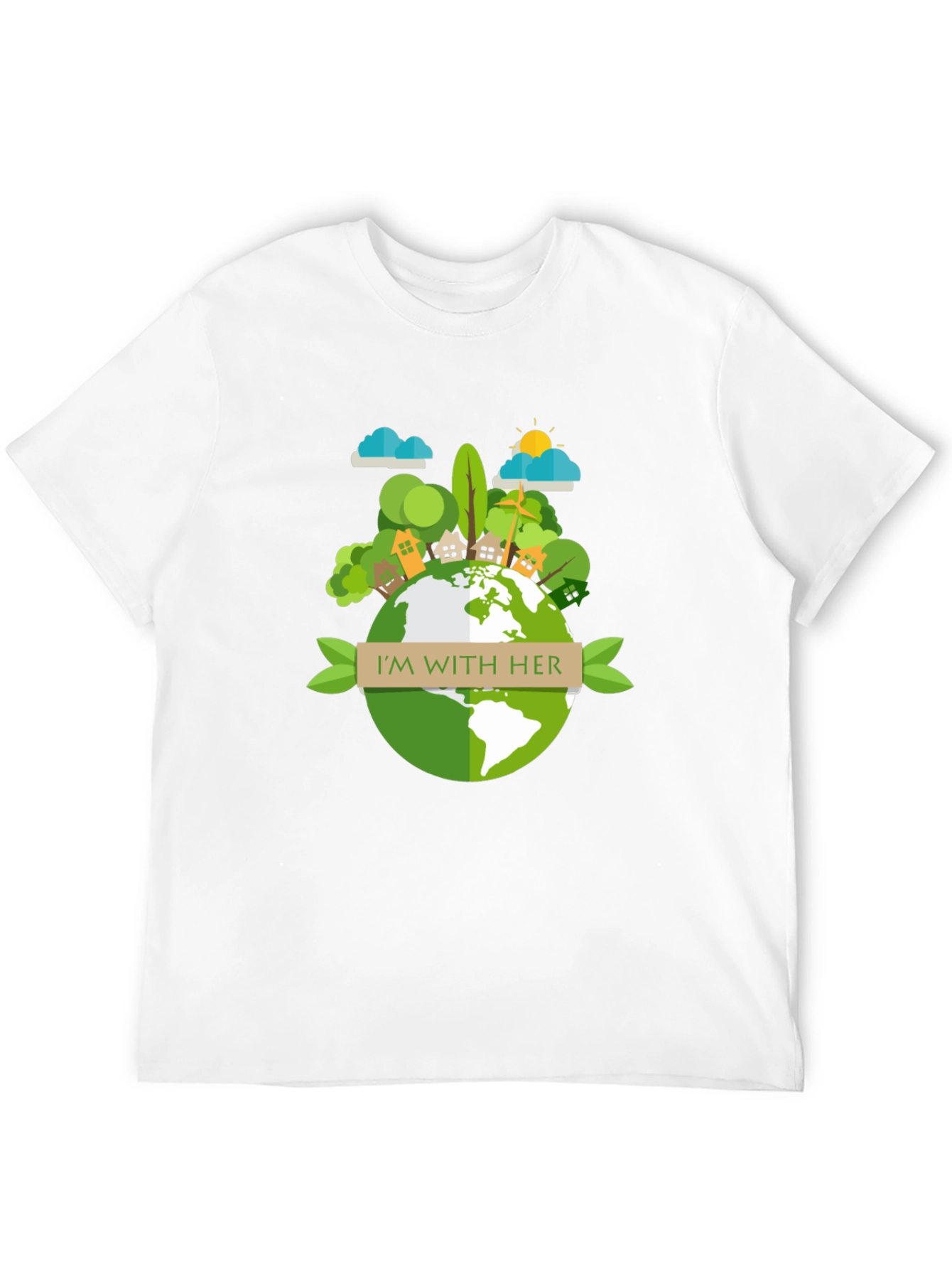 Eco-Friendly Earth Day Graphic T-Shirt