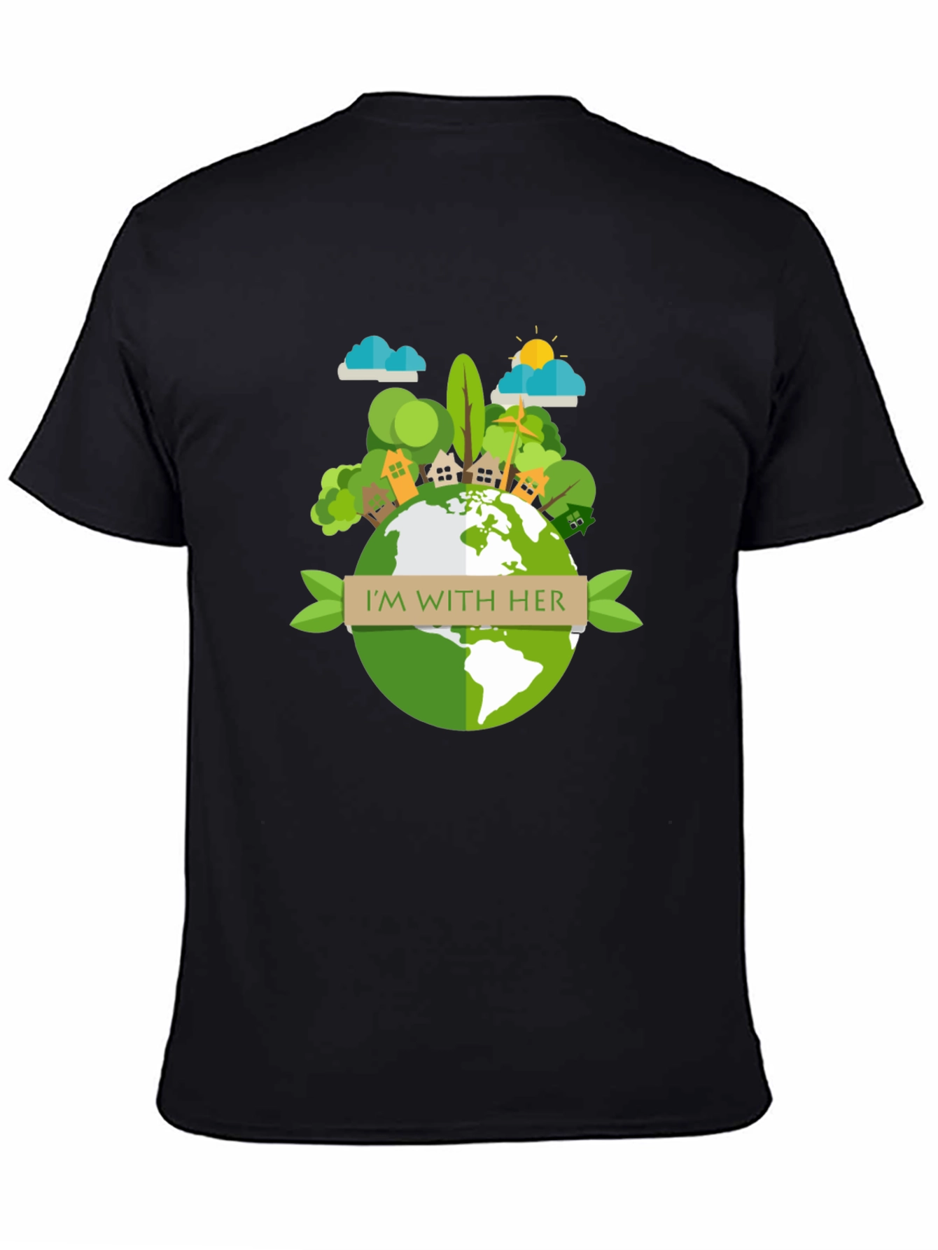 Eco-Friendly Earth Day Graphic T-Shirt