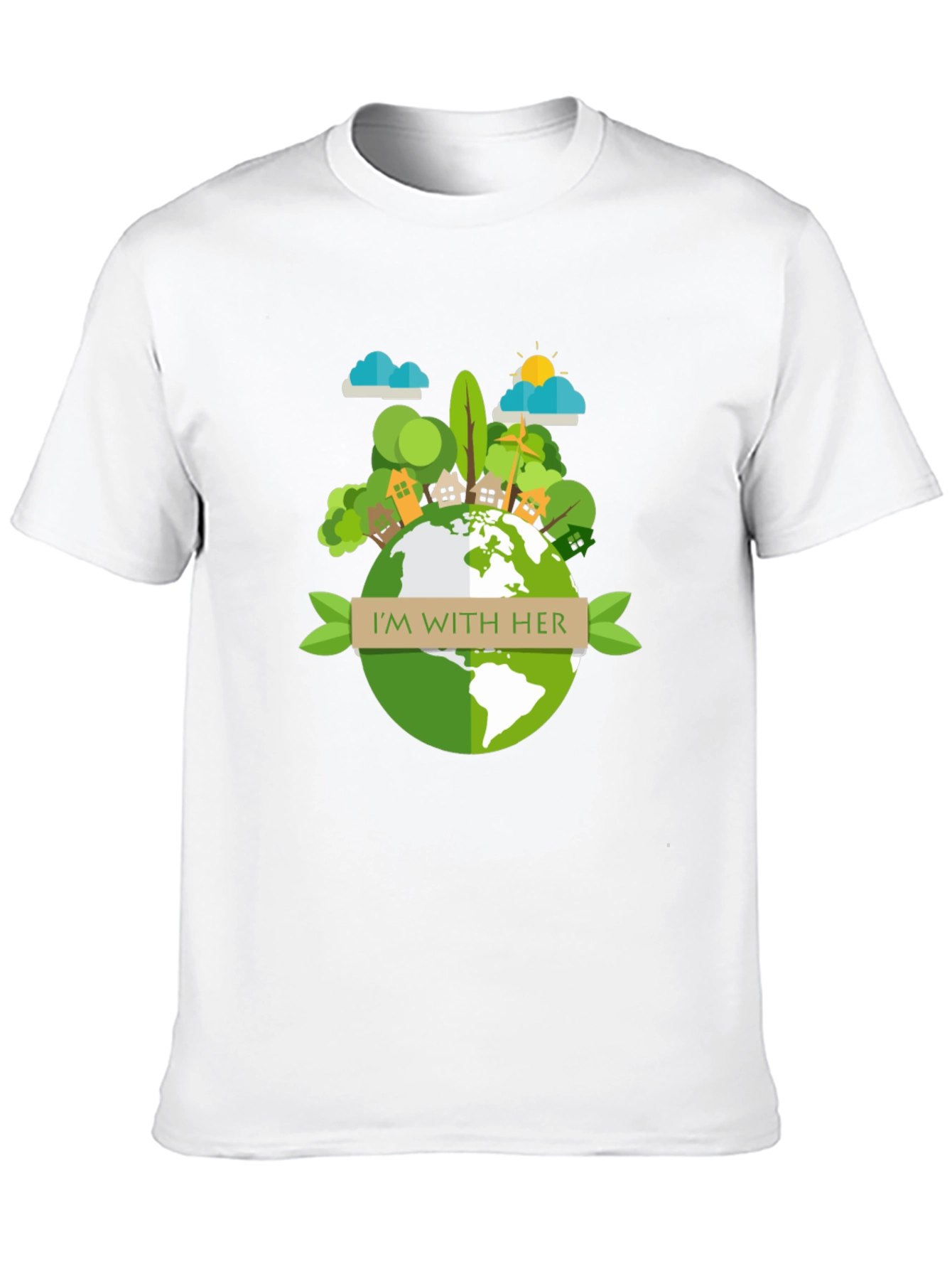 Eco-Friendly Earth Day Graphic T-Shirt