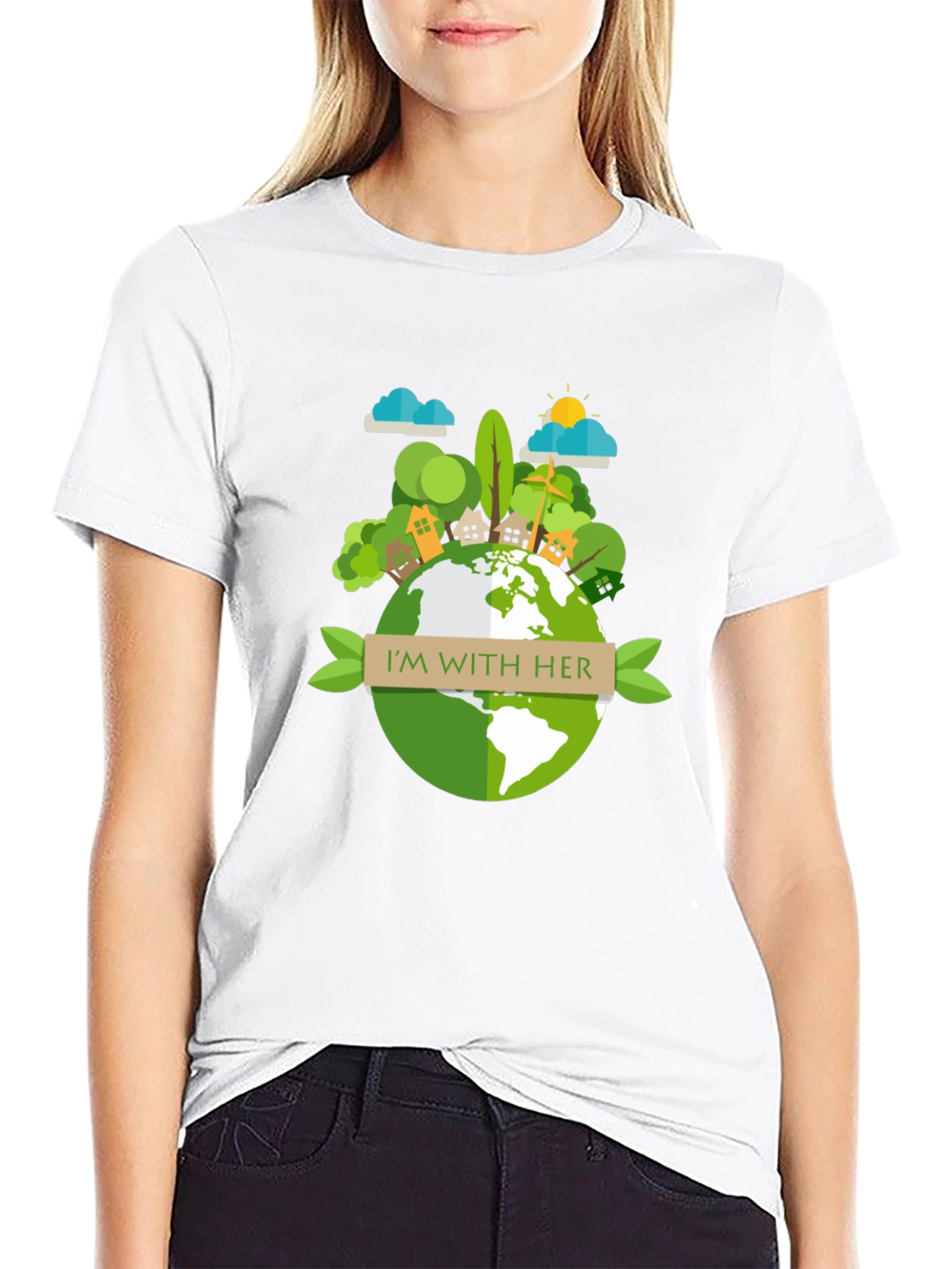 Eco-Friendly Earth Day Graphic T-Shirt