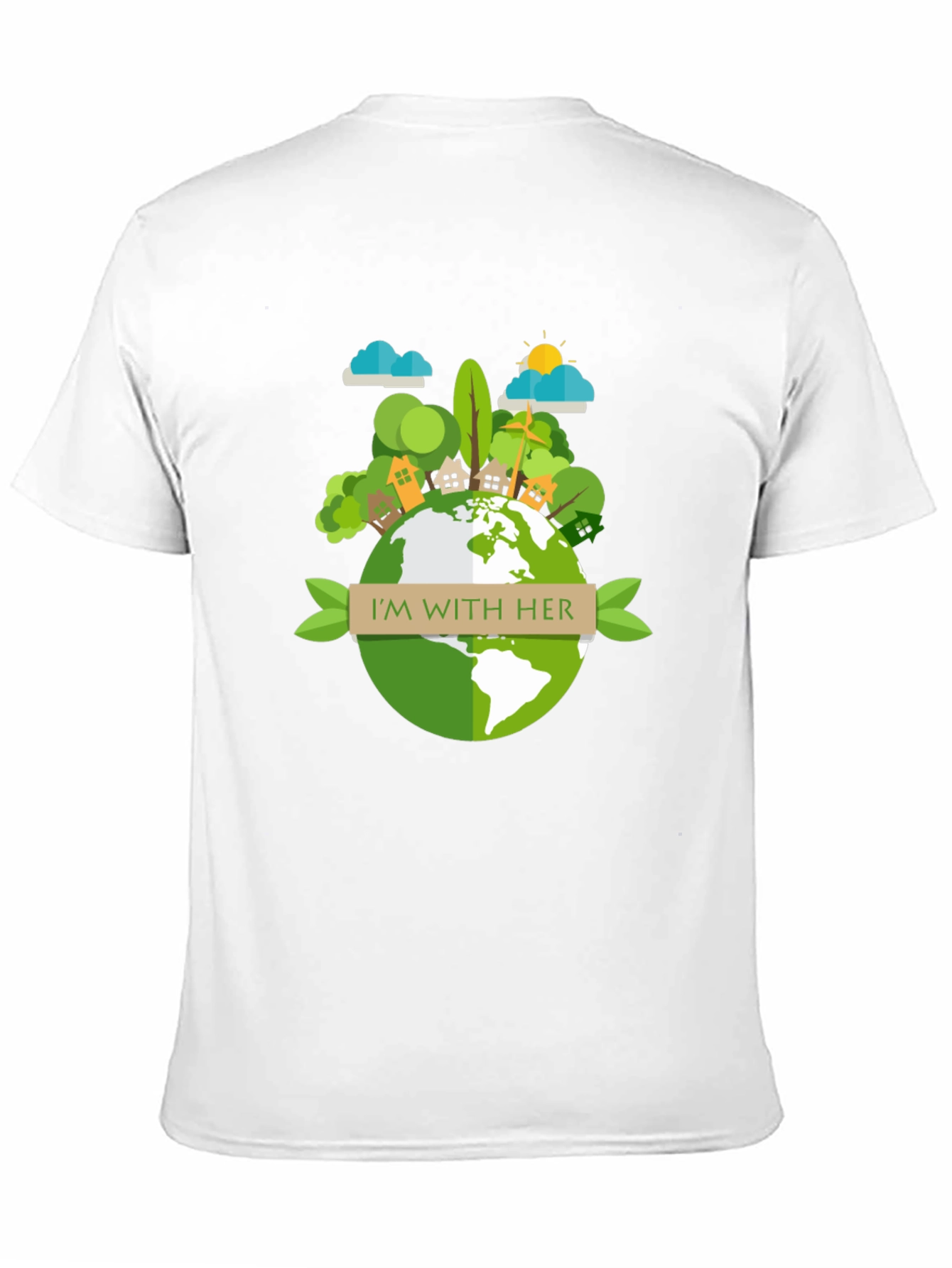 Eco-Friendly Earth Day Graphic T-Shirt