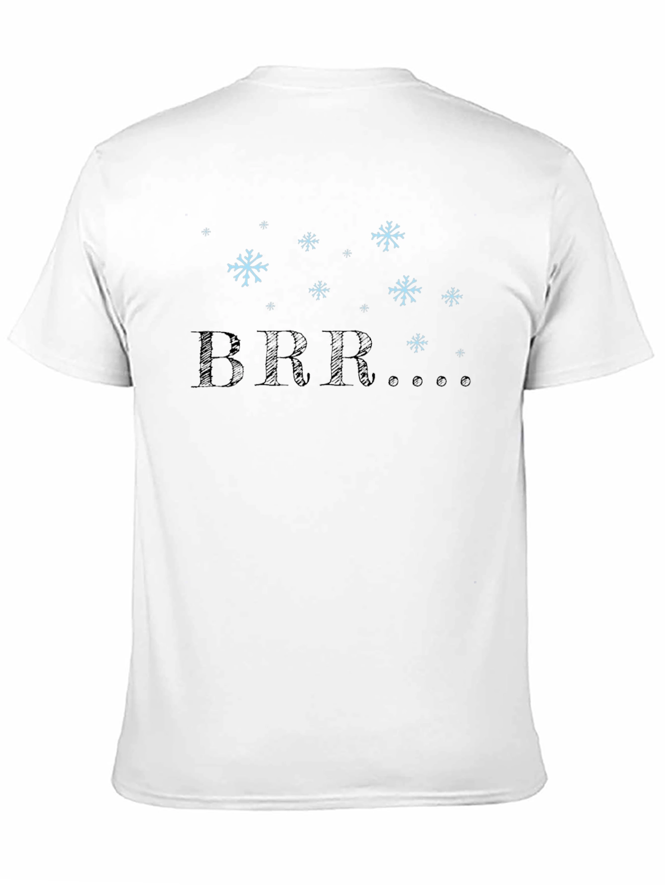 Winter BRR Snowflake Graphic Tee - Cool Weather Style