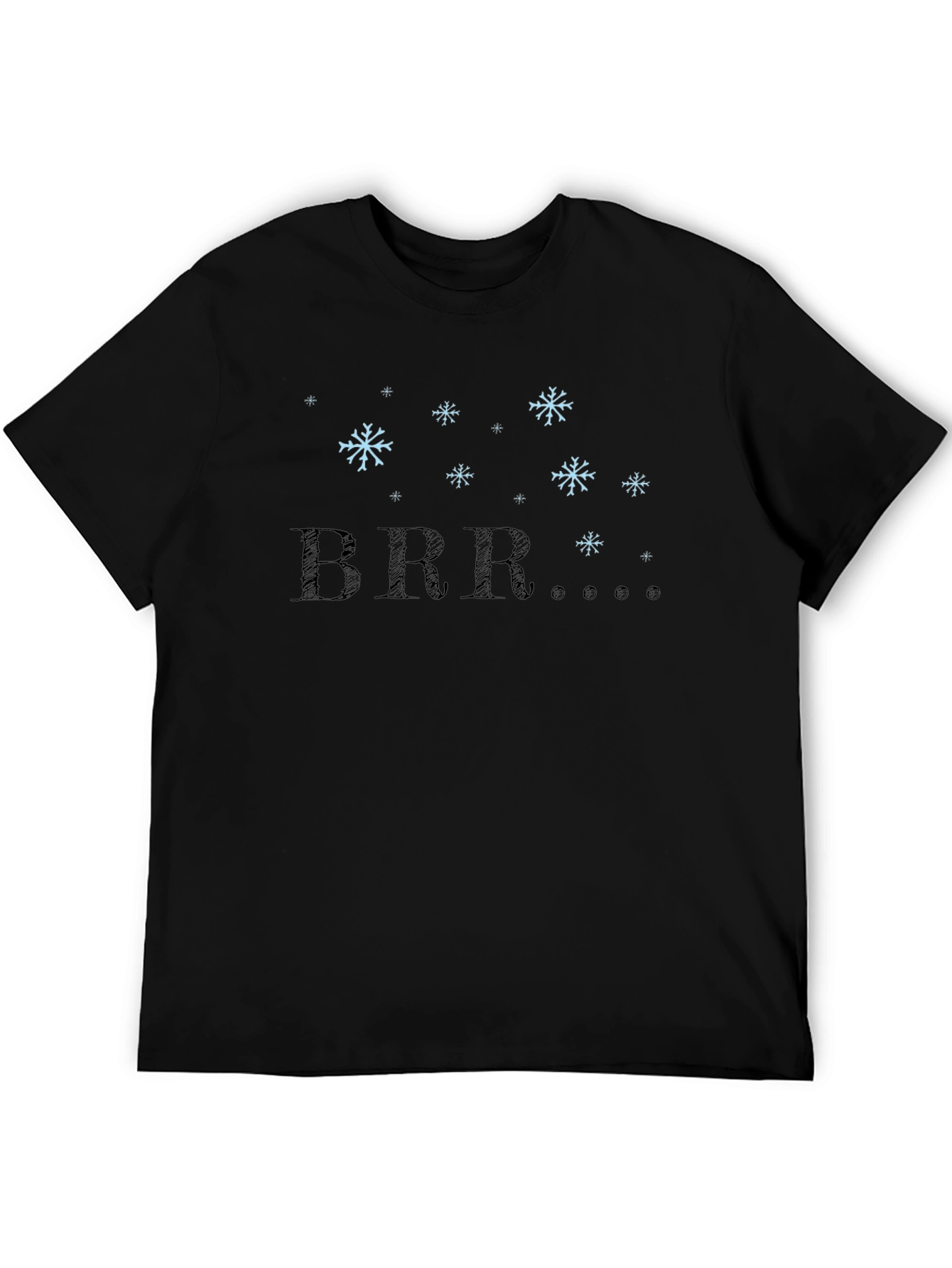 Winter BRR Snowflake Graphic Tee - Cool Weather Style