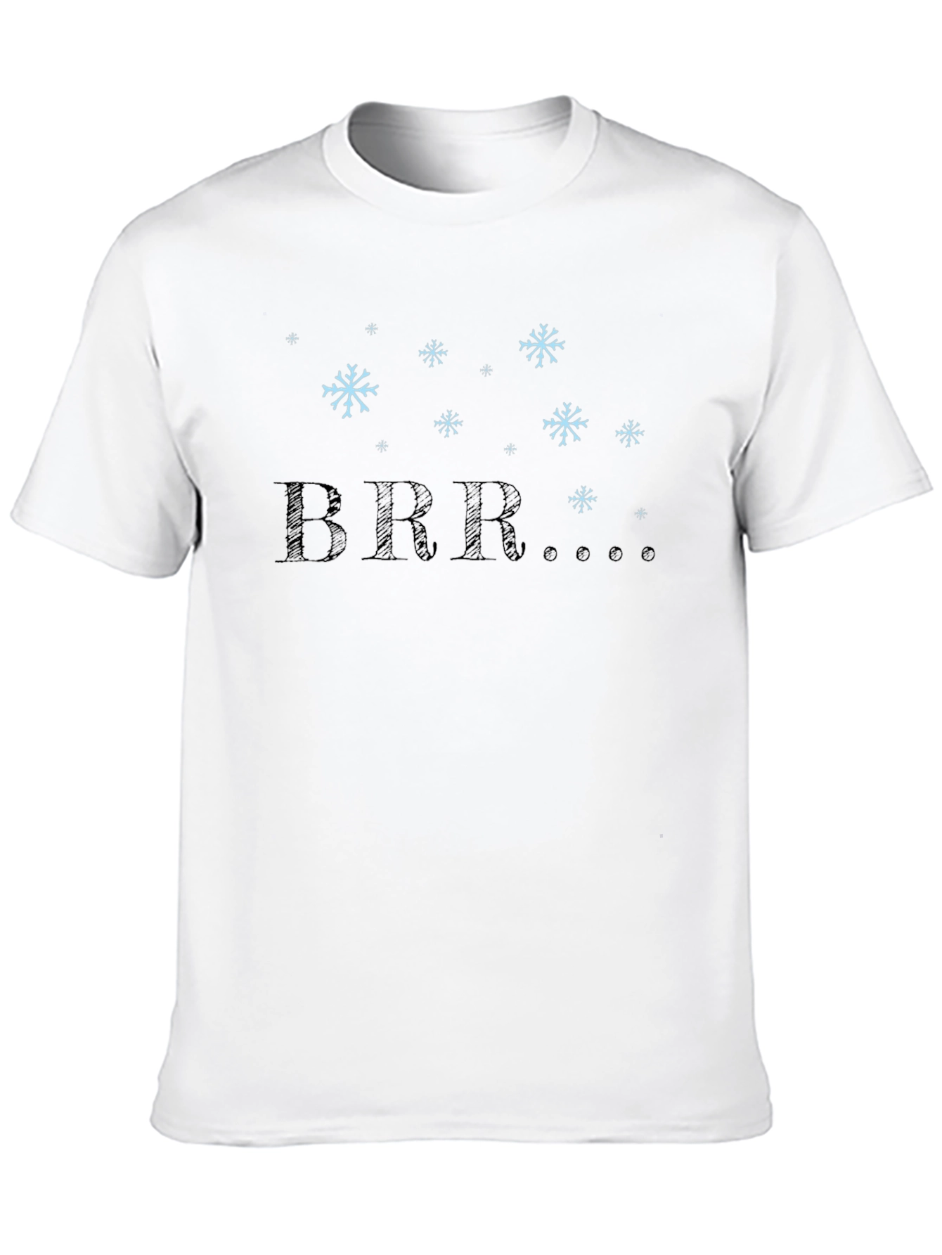 Winter BRR Snowflake Graphic Tee - Cool Weather Style