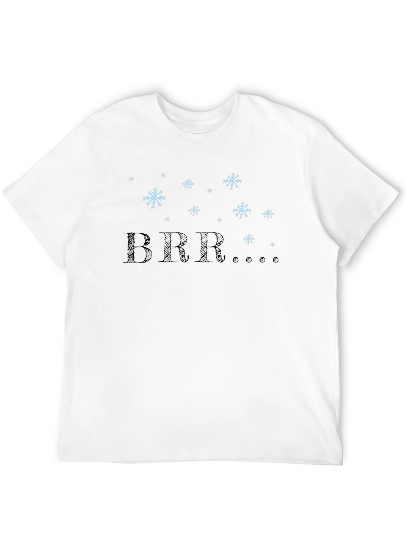 Winter BRR Snowflake Graphic Tee - Cool Weather Style