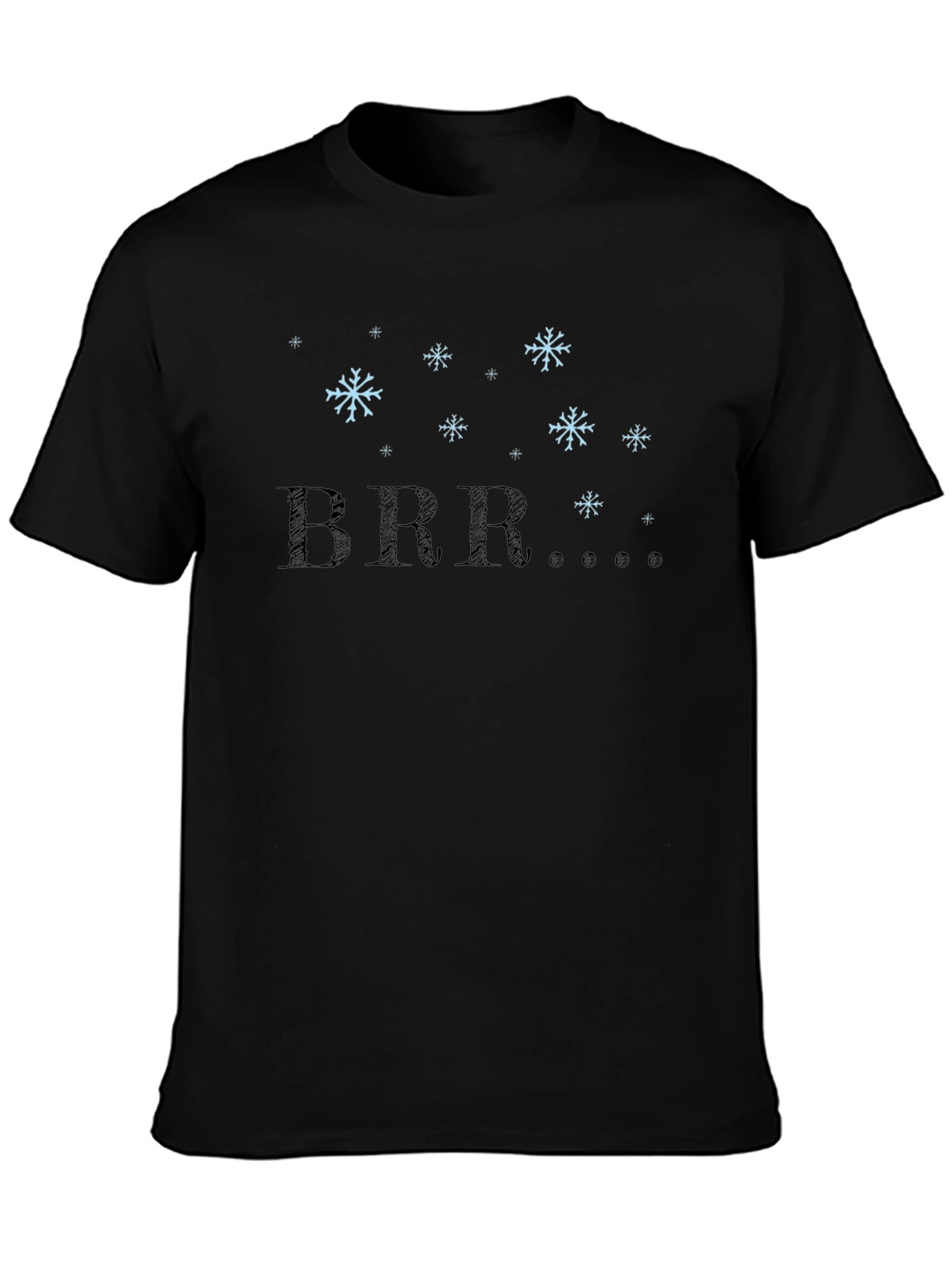 Winter BRR Snowflake Graphic Tee - Cool Weather Style
