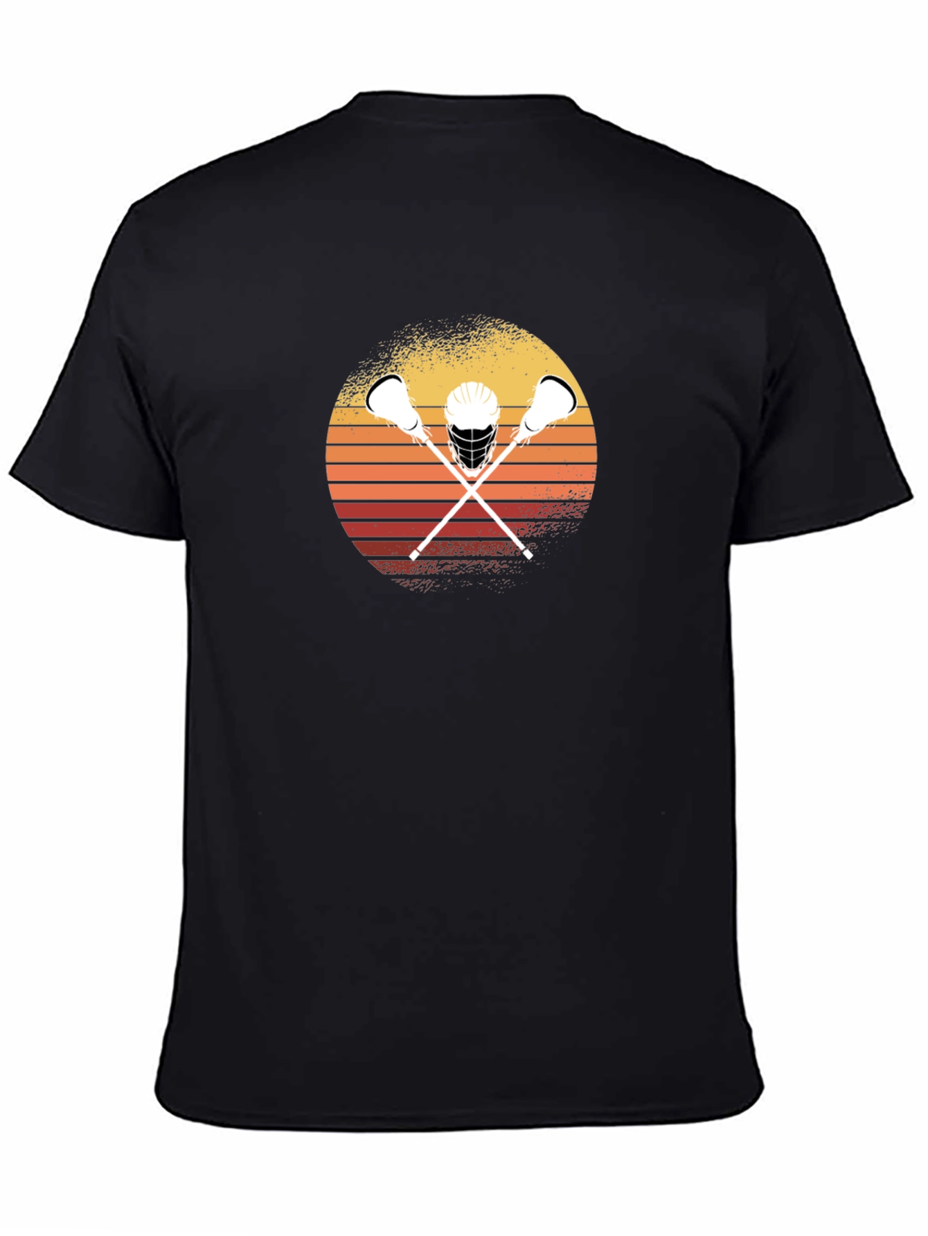 Lacrosse Sunset Graphic T-Shirt