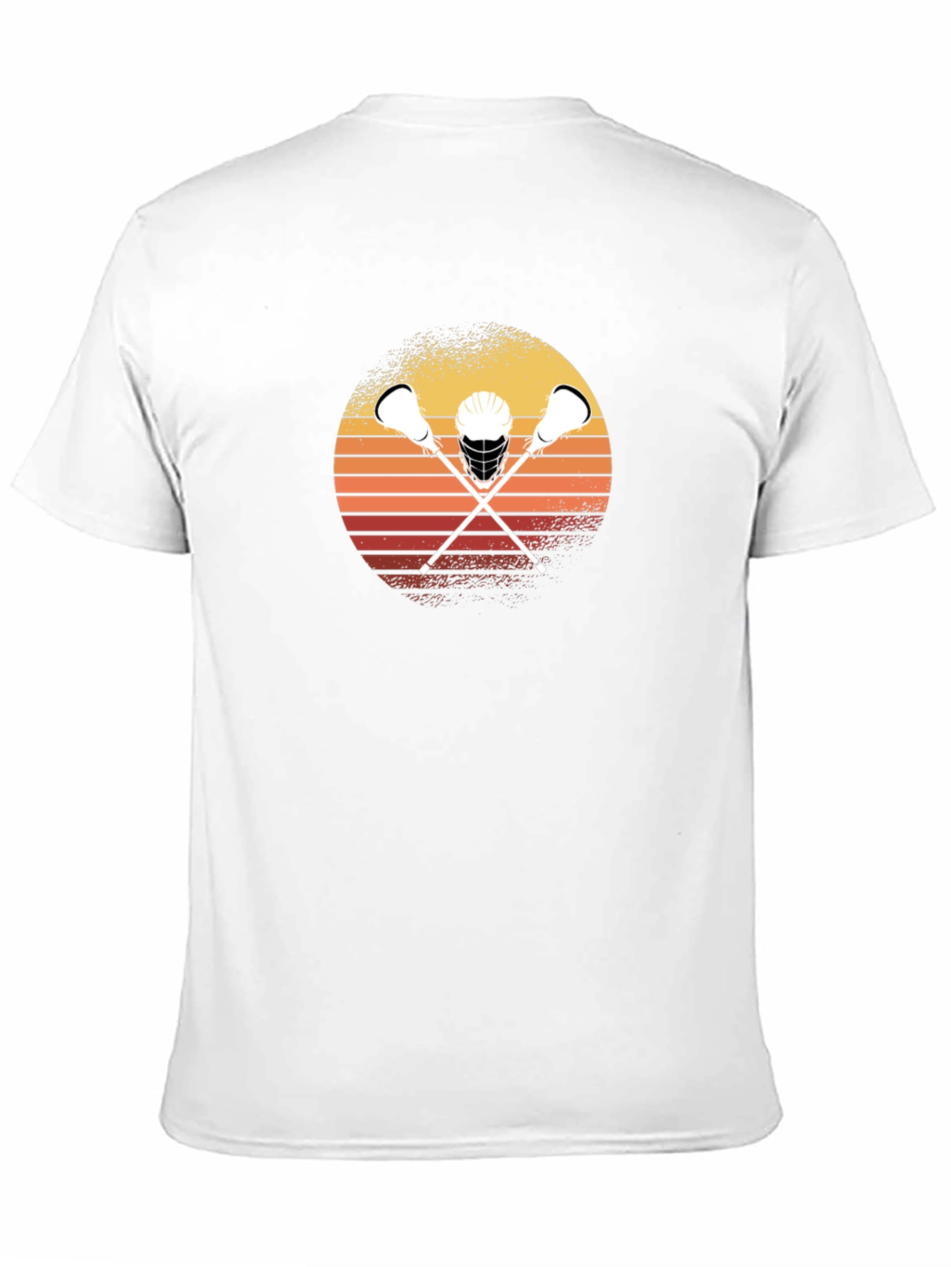 Lacrosse Sunset Graphic T-Shirt