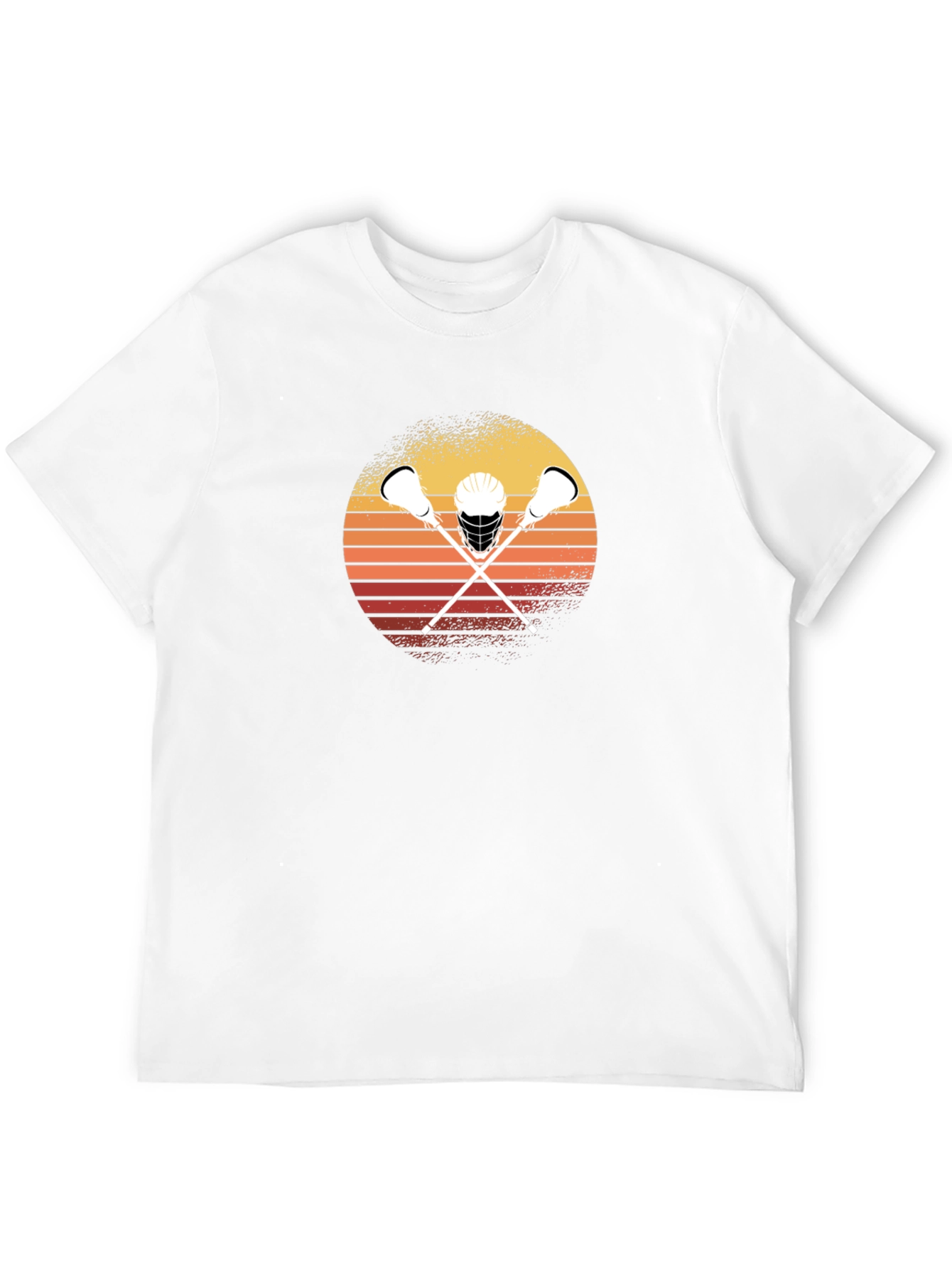 Lacrosse Sunset Graphic T-Shirt