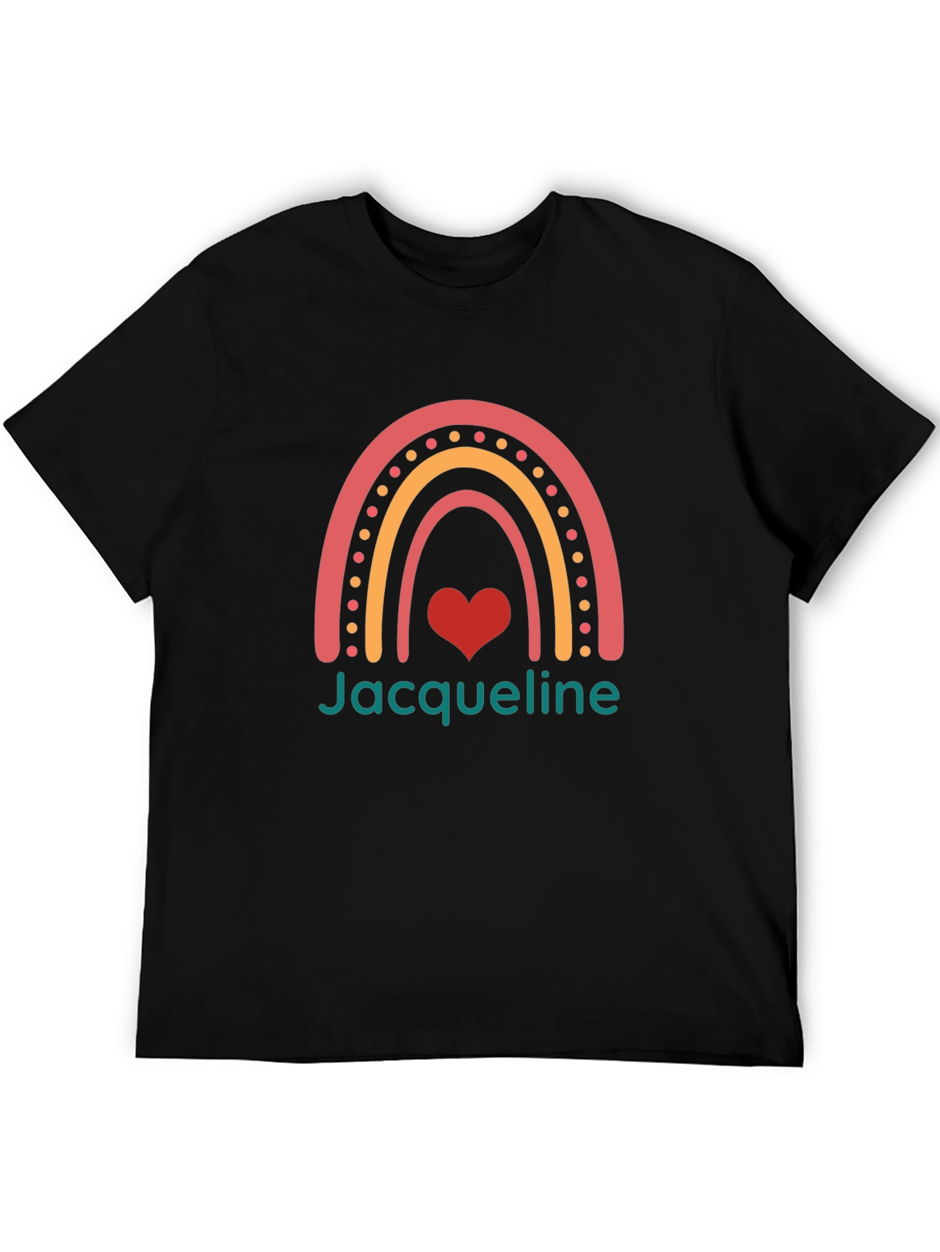 Jacqueline Rainbow Heart T-Shirt