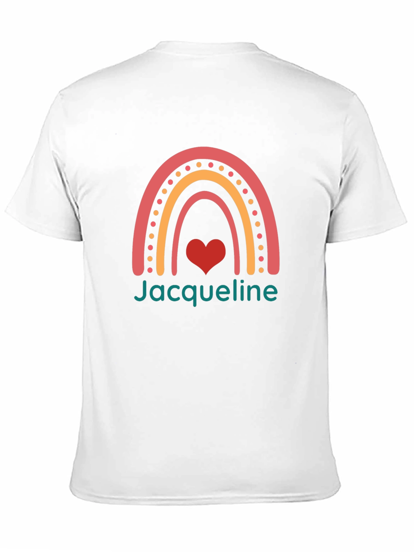 Jacqueline Rainbow Heart T-Shirt
