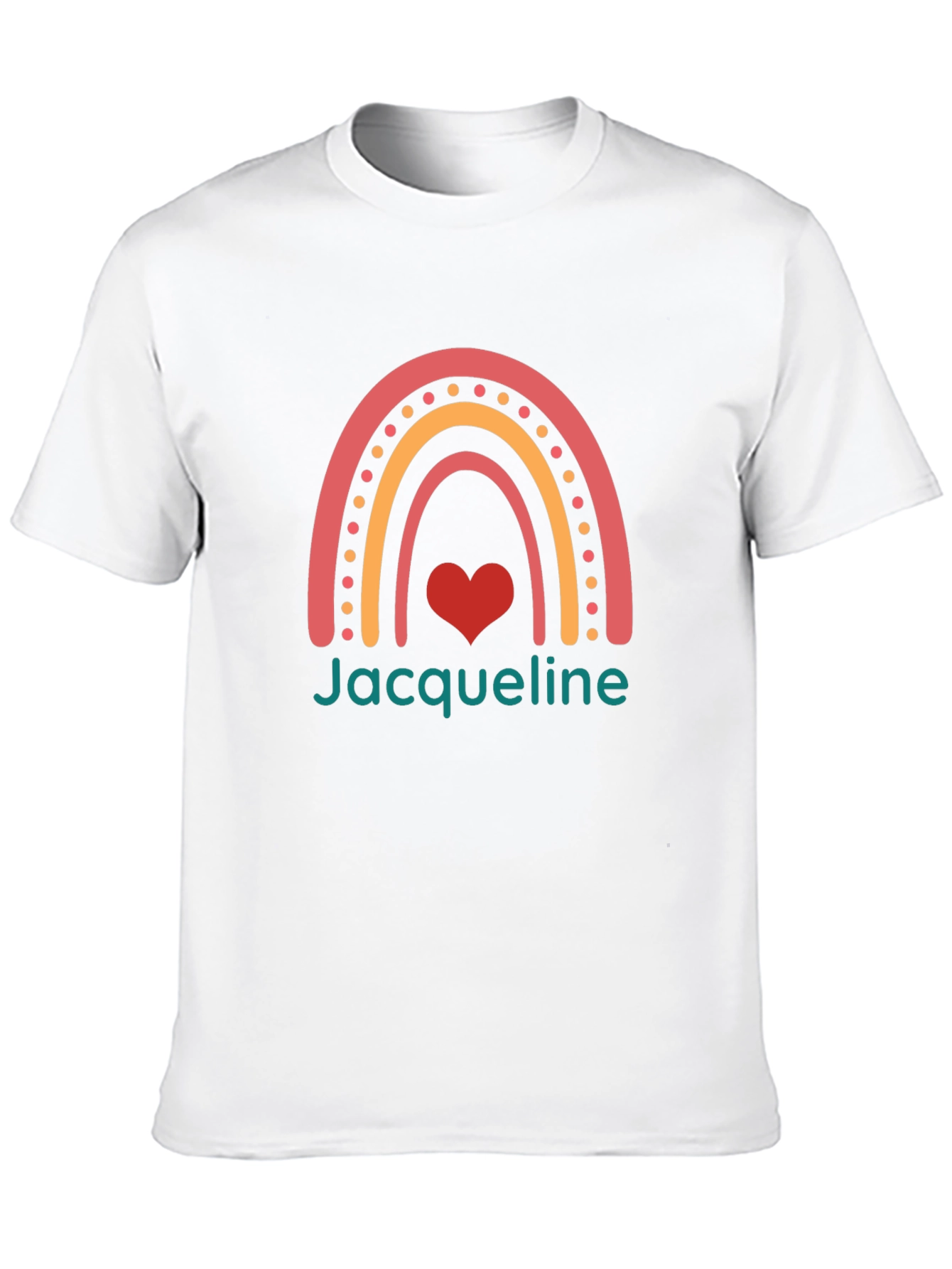 Jacqueline Rainbow Heart T-Shirt