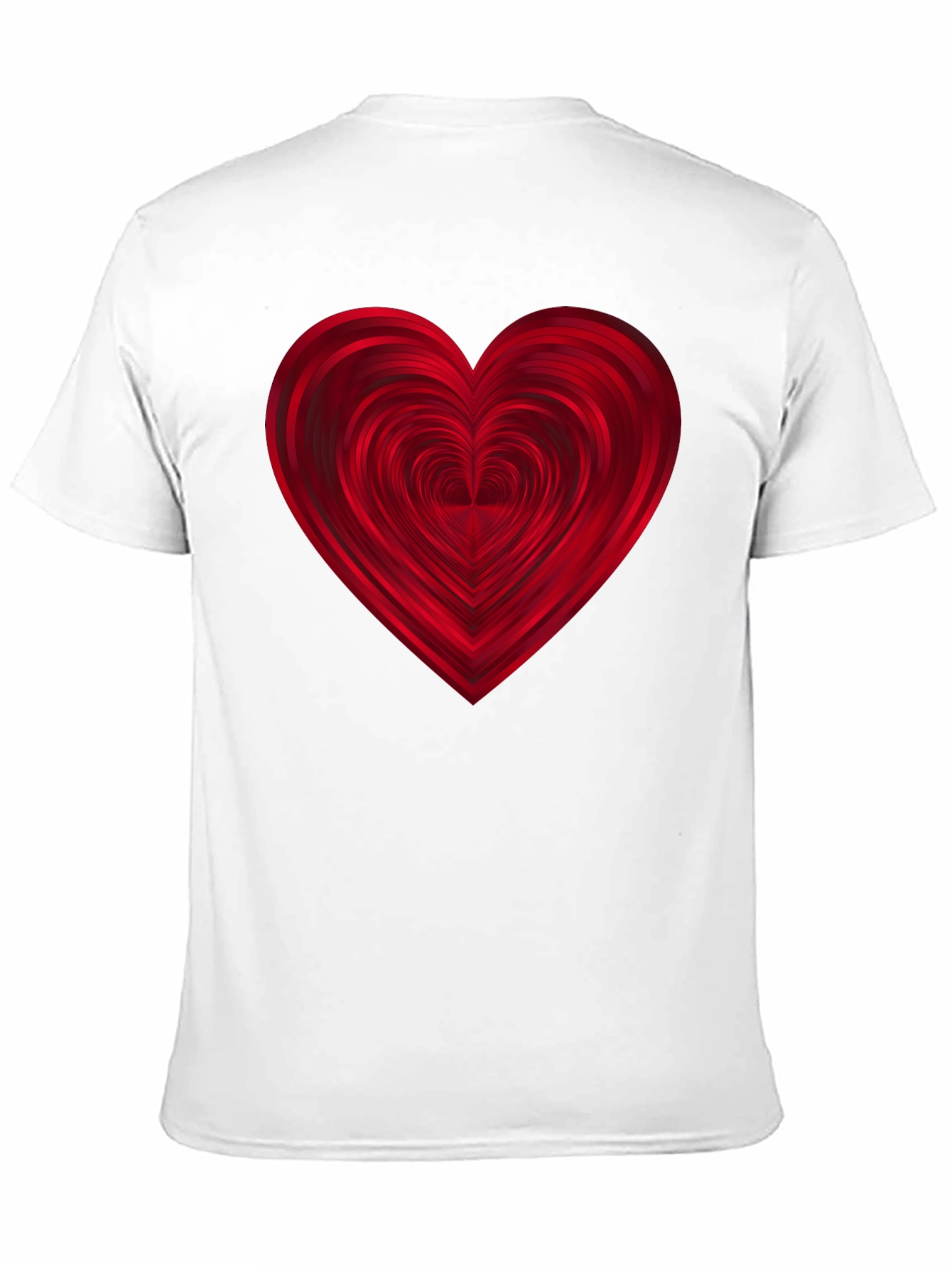 Heart Graphic Print Black T-Shirt
