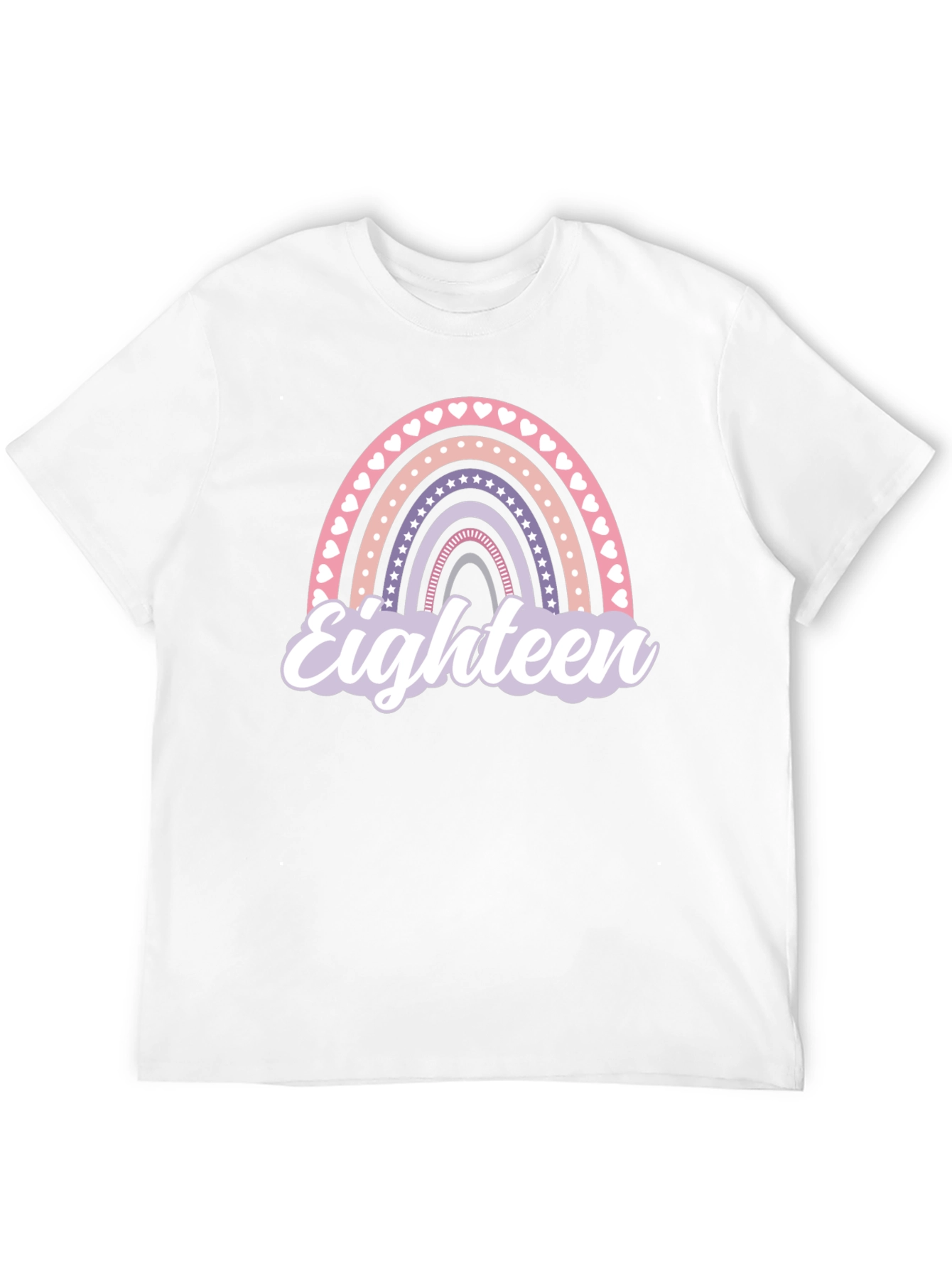 Eighteenth Birthday Rainbow T-Shirt
