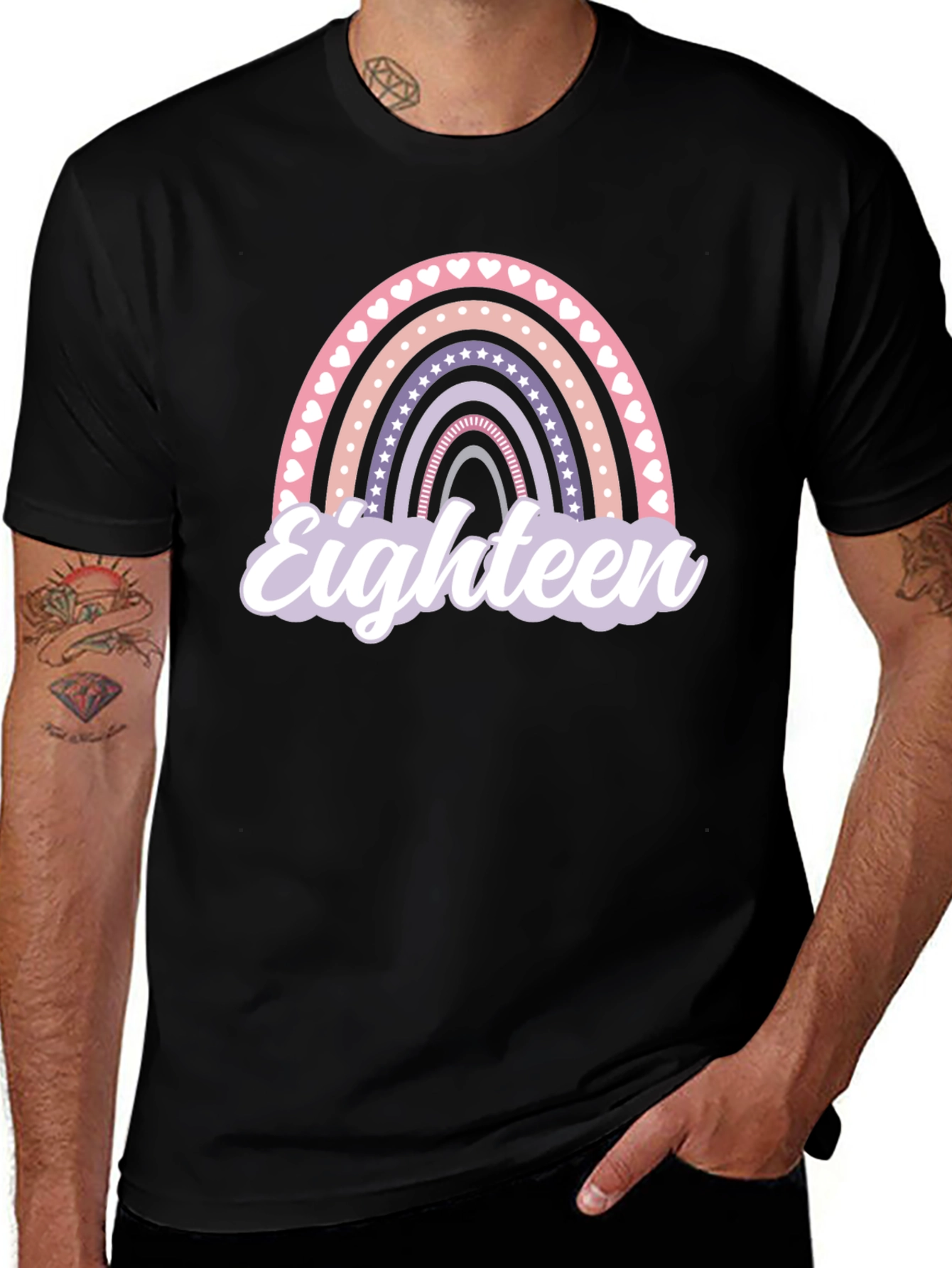Eighteenth Birthday Rainbow T-Shirt