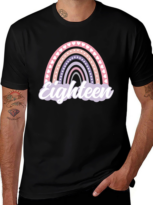 Eighteenth Birthday Rainbow T-Shirt