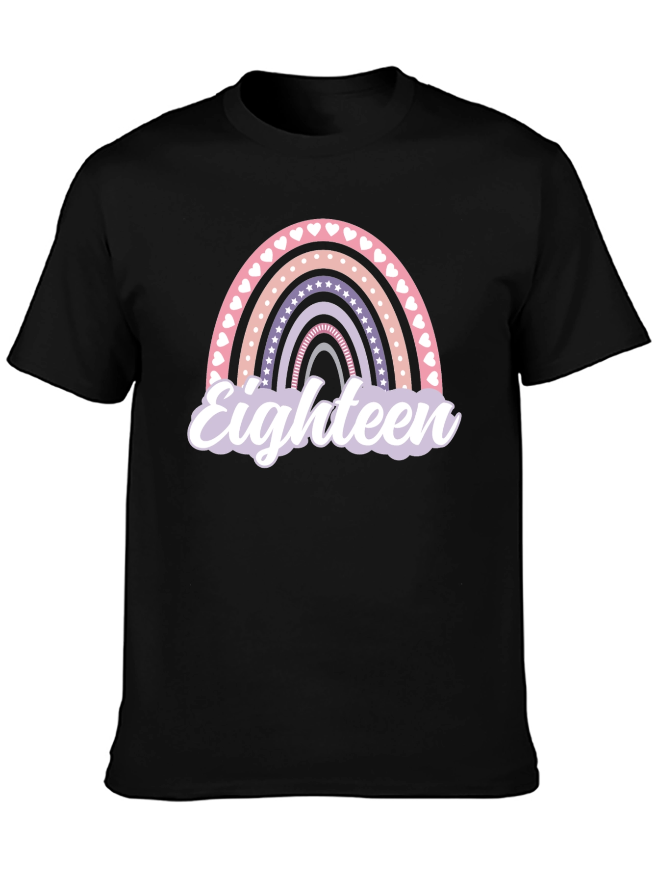 Eighteenth Birthday Rainbow T-Shirt