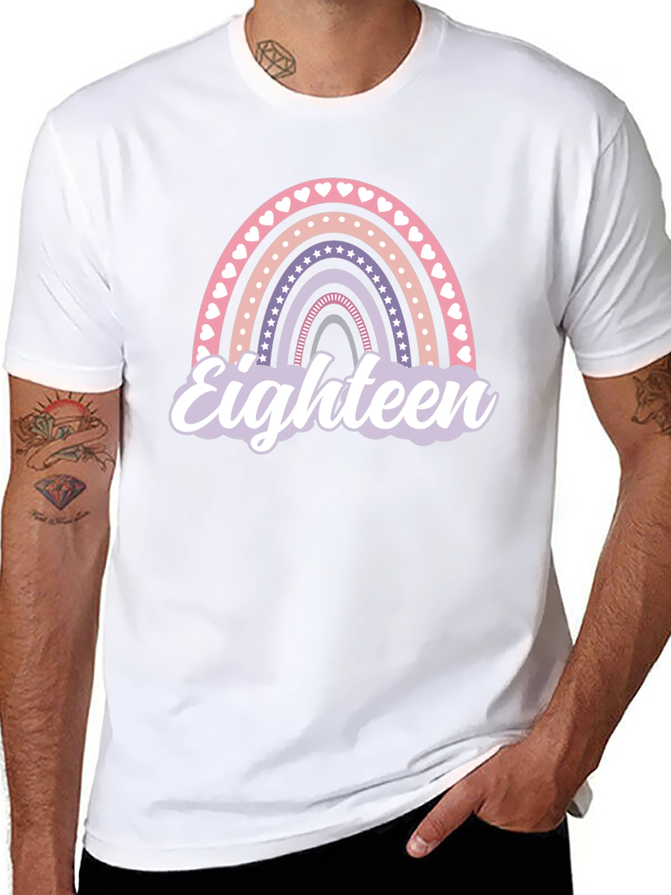 Eighteenth Birthday Rainbow T-Shirt