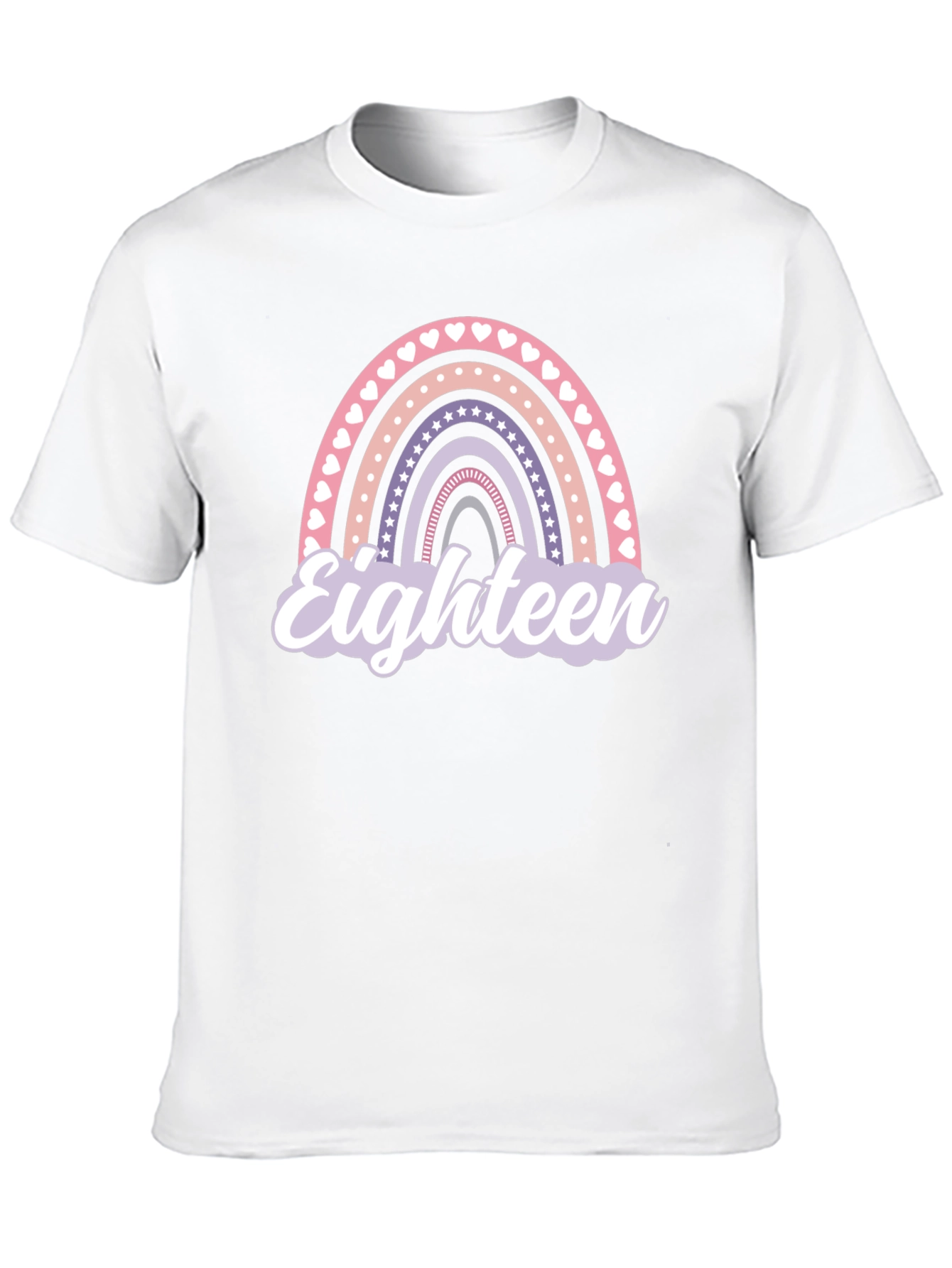Eighteenth Birthday Rainbow T-Shirt