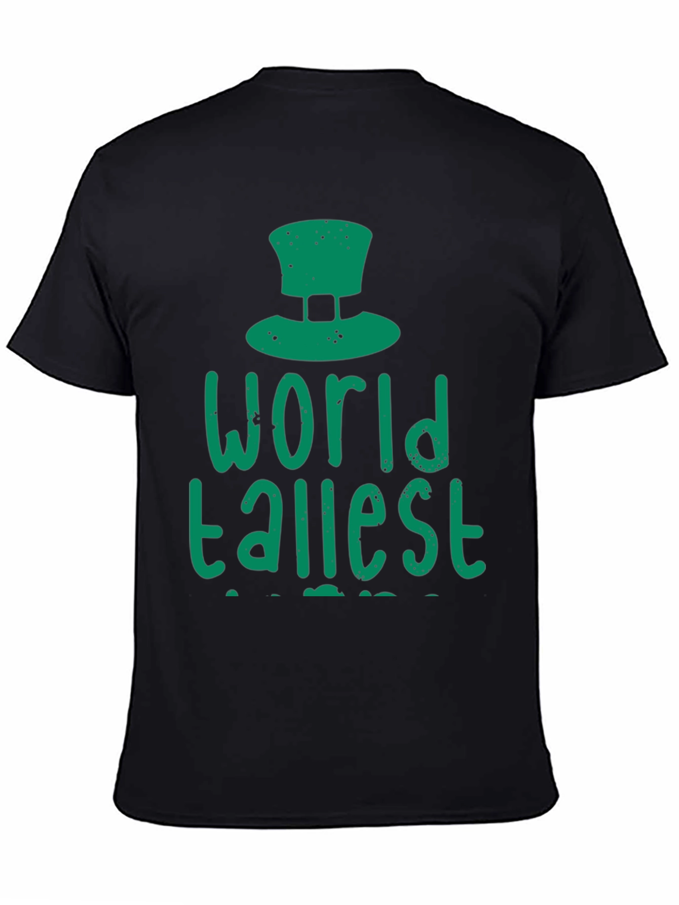 Worlds Tallest Leprechaun Black T-Shirt