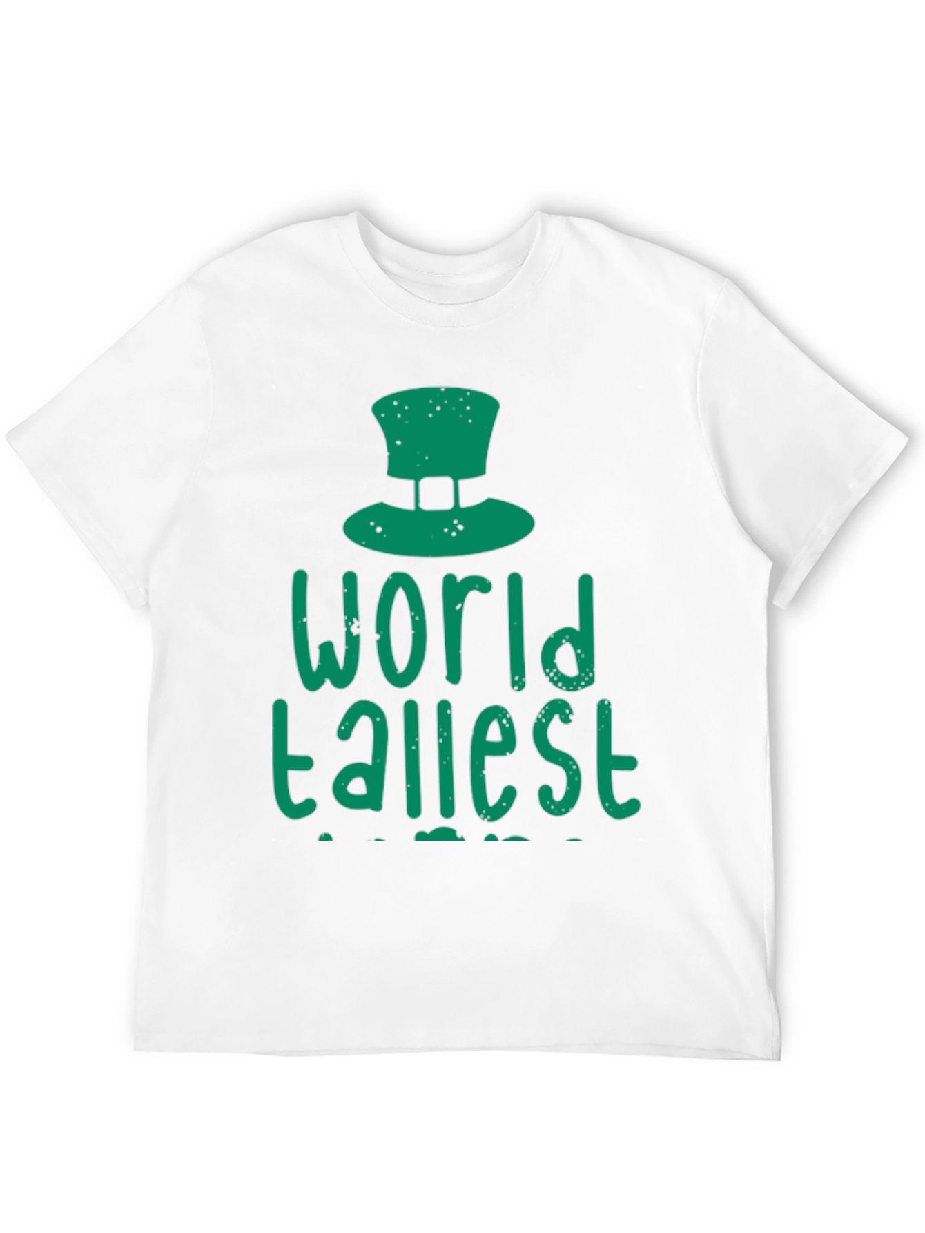Worlds Tallest Leprechaun Black T-Shirt