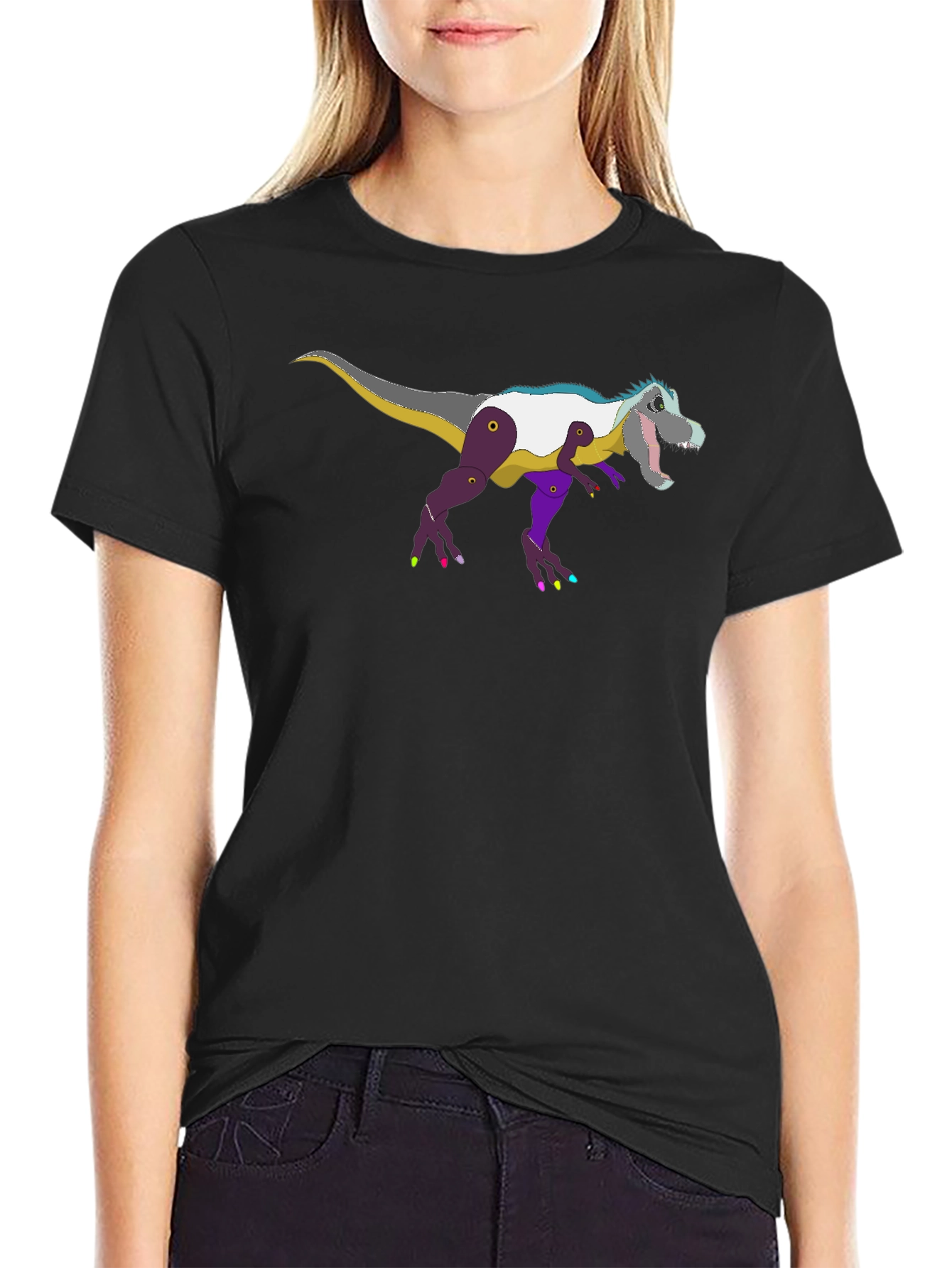 Dino T-Rex Graphic Tee - Quirky Dinosaur Lovers Shirt