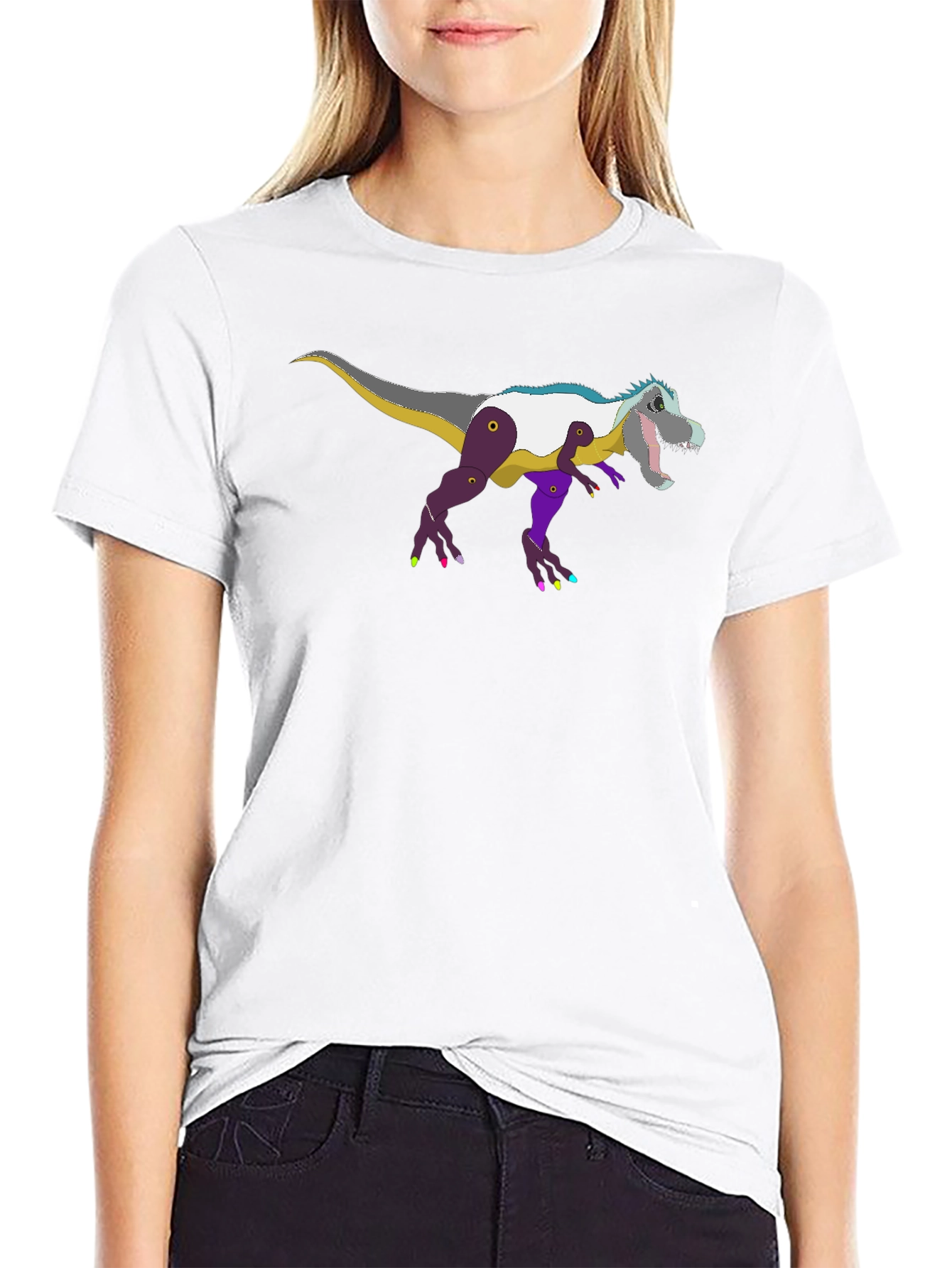 Dino T-Rex Graphic Tee - Quirky Dinosaur Lovers Shirt