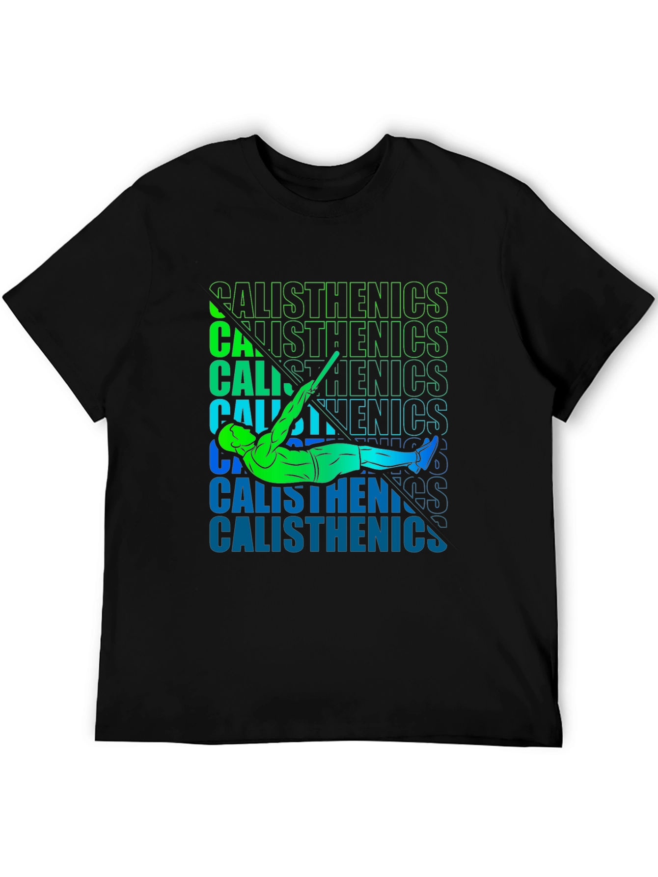 Calisthenics Athlete Graphic Tee - Black
