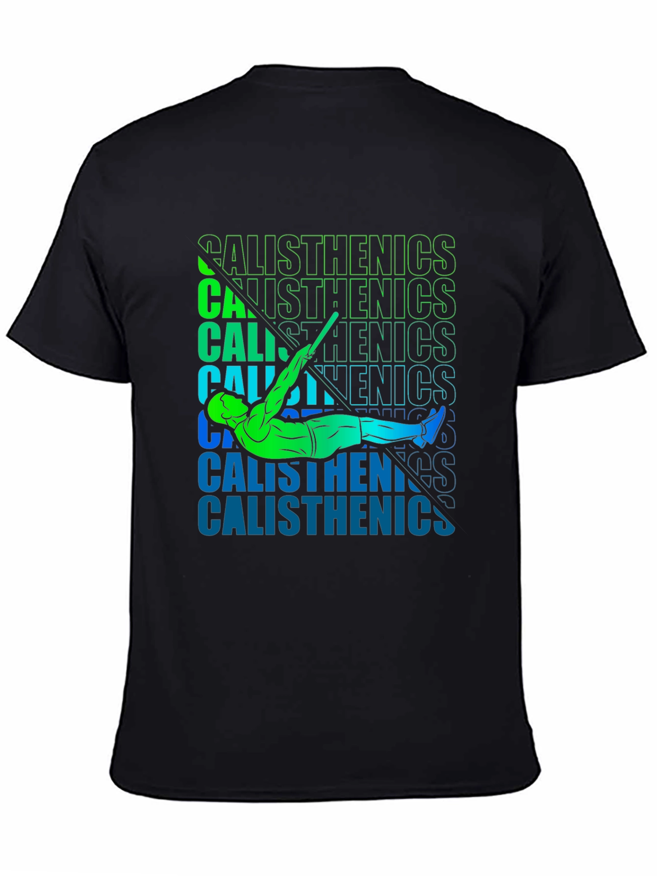Calisthenics Athlete Graphic Tee - Black