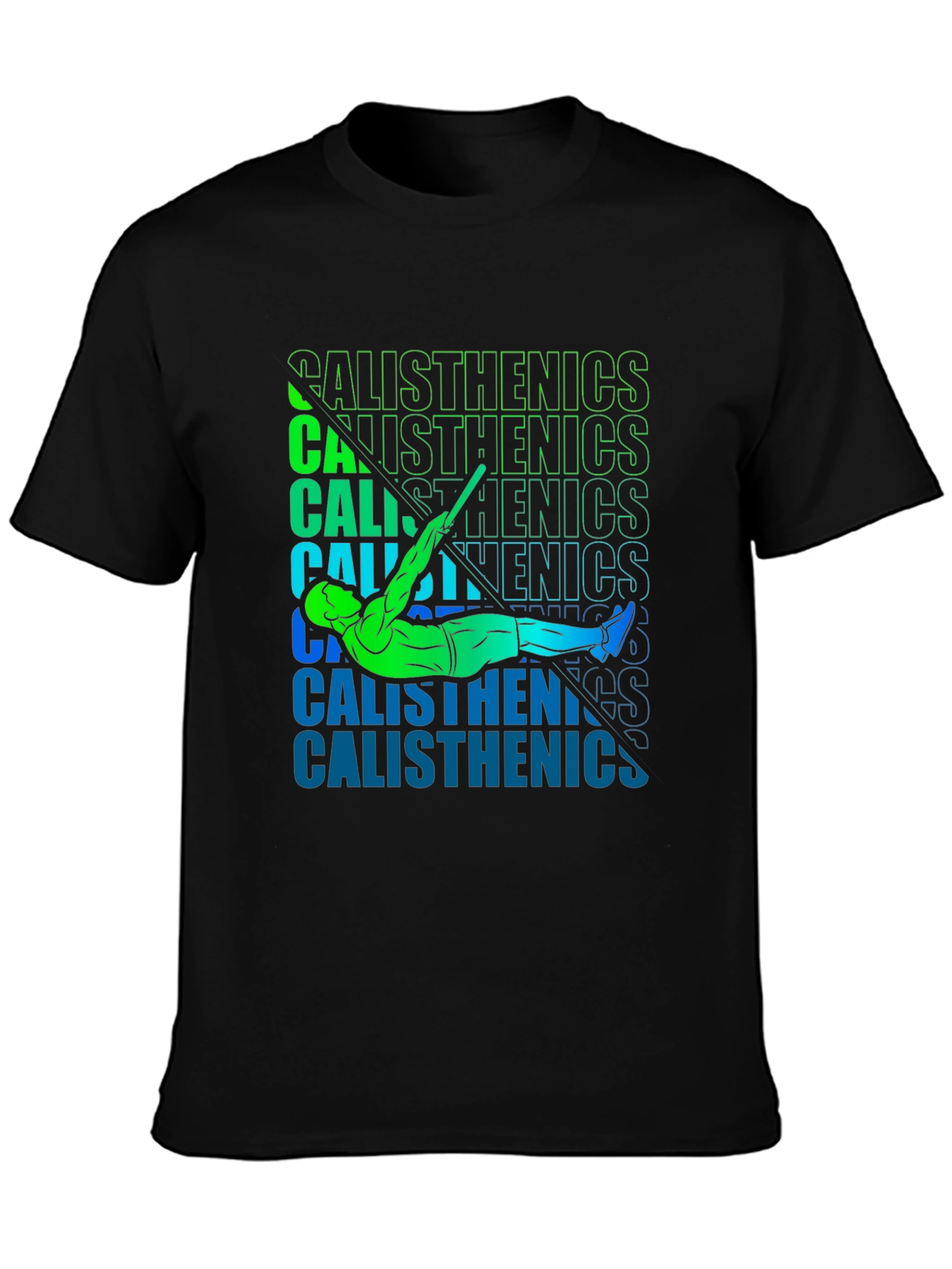 Calisthenics Athlete Graphic Tee - Black
