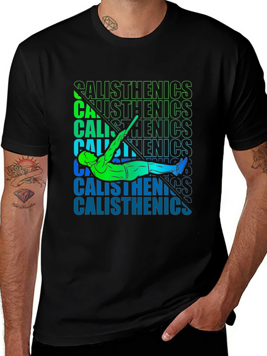 Calisthenics Athlete Graphic Tee - Black