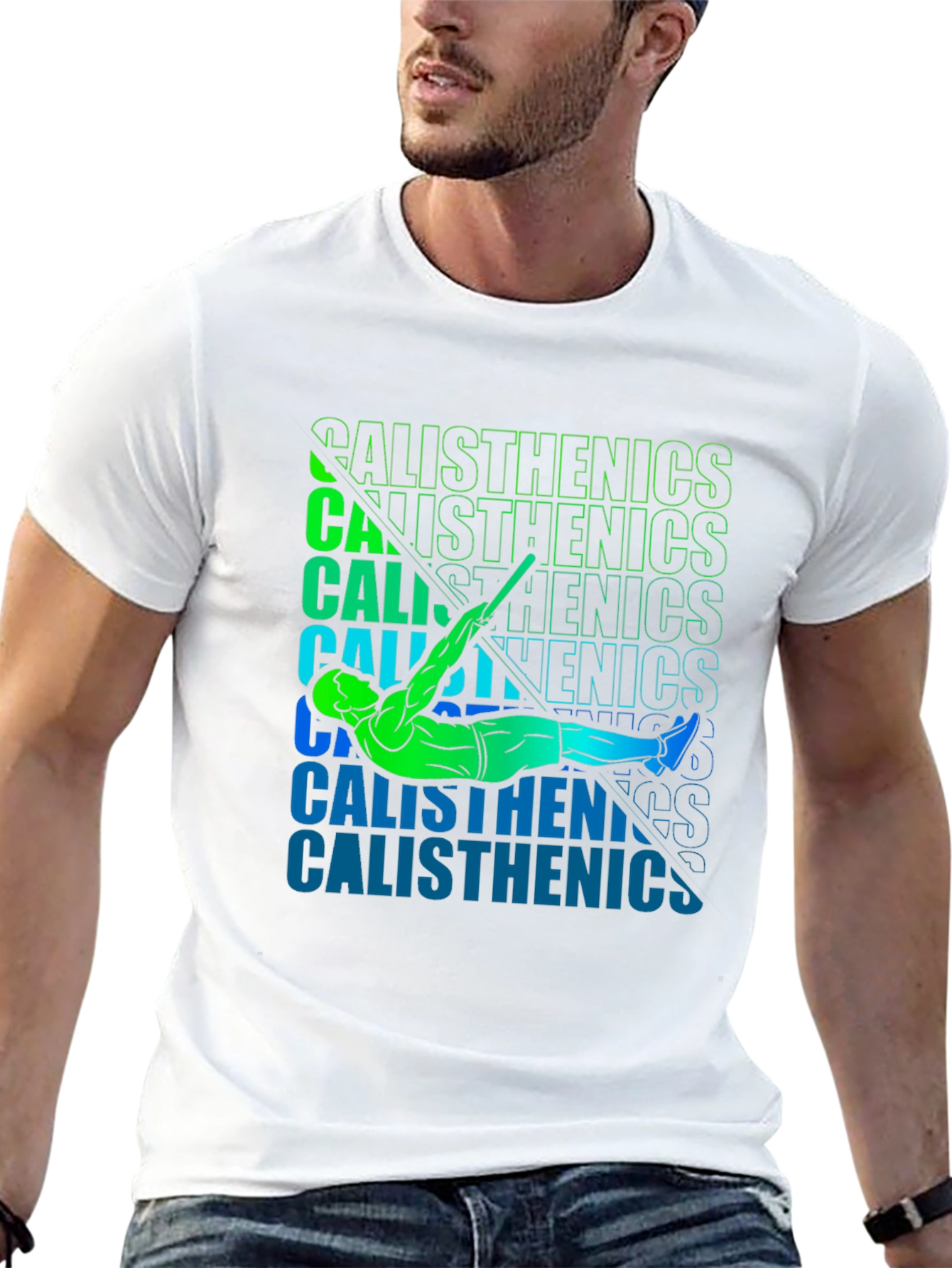 Calisthenics Athlete Graphic Tee - Black