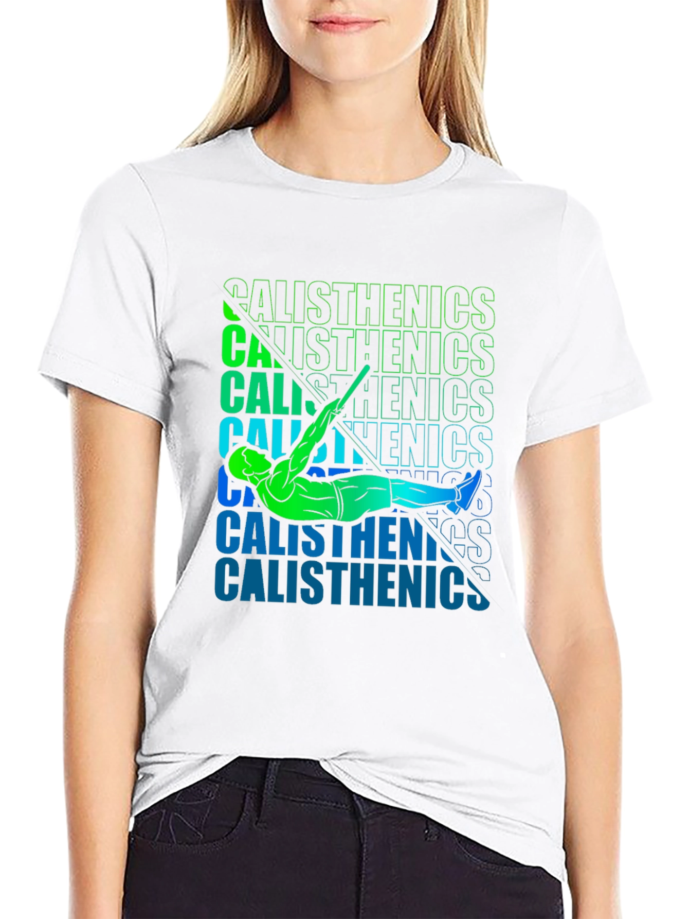 Calisthenics Athlete Graphic Tee - Black