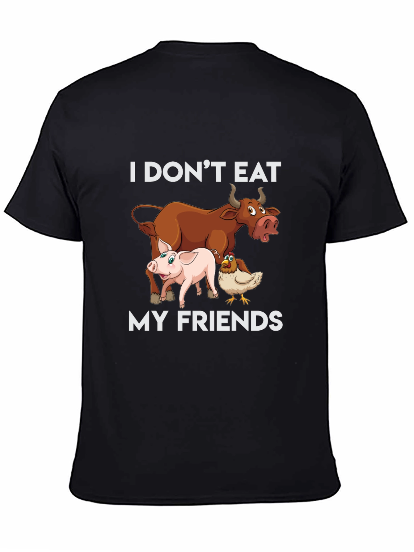 Vegan I Dont Eat My Friends T-Shirt