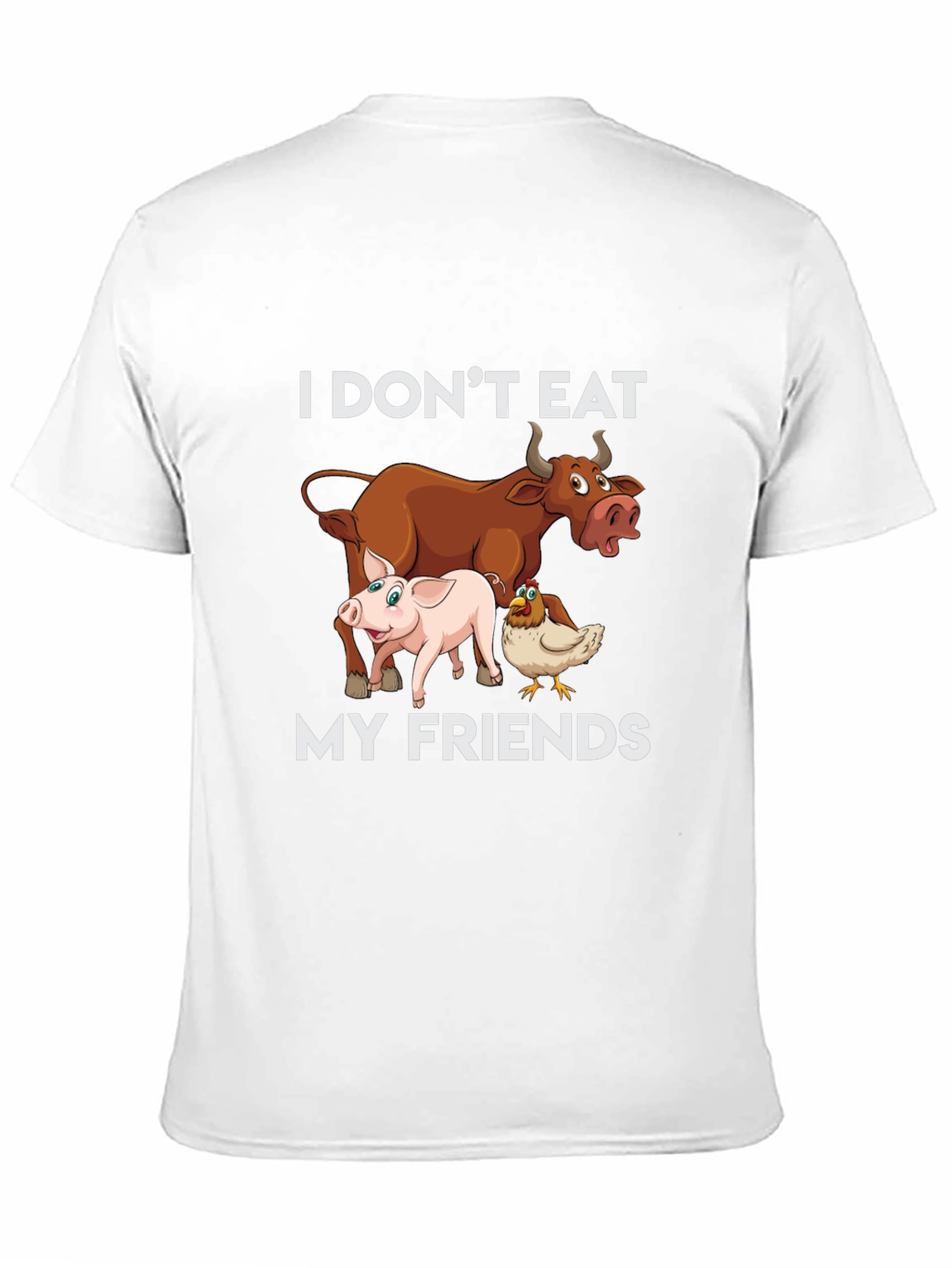 Vegan I Dont Eat My Friends T-Shirt