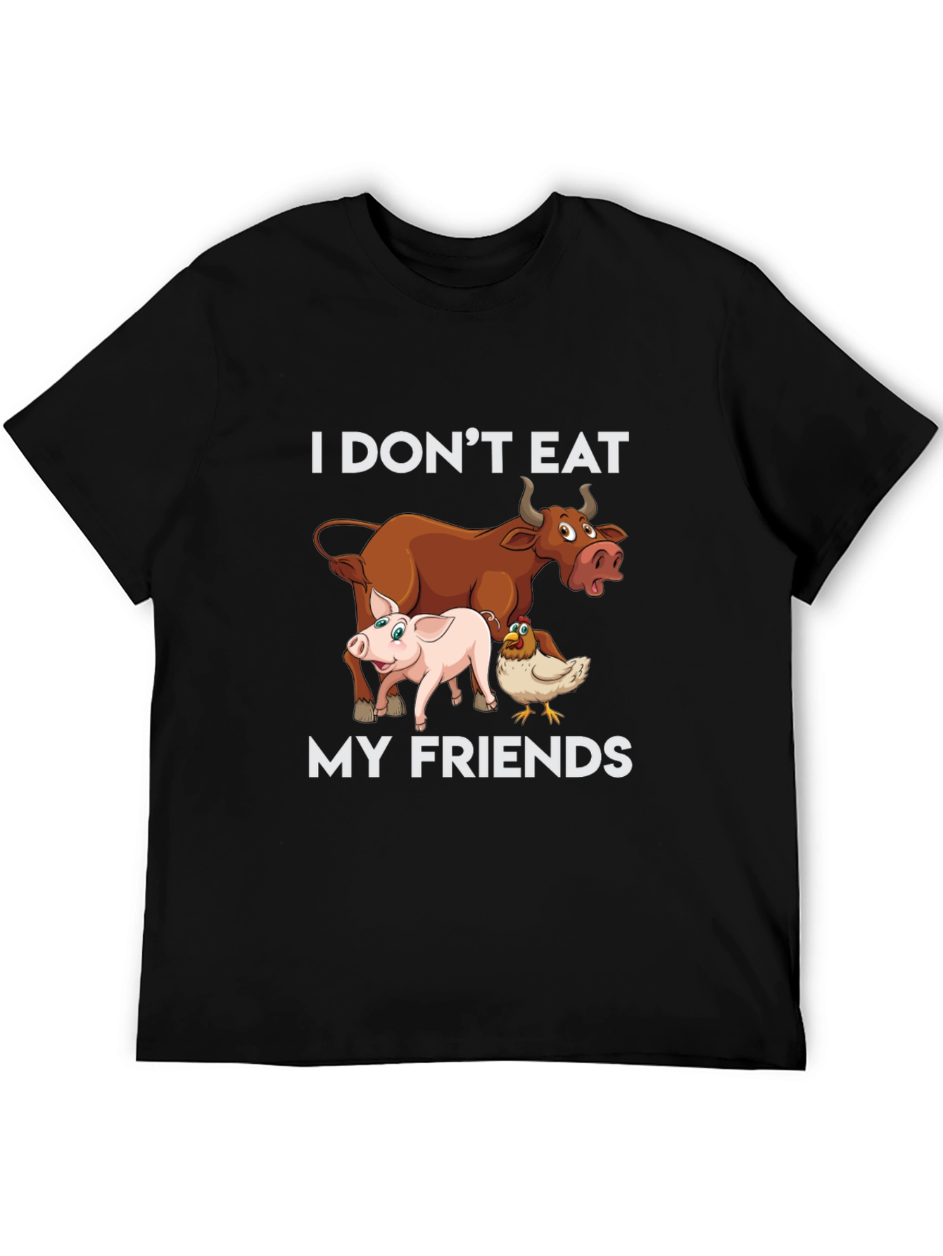 Vegan I Dont Eat My Friends T-Shirt