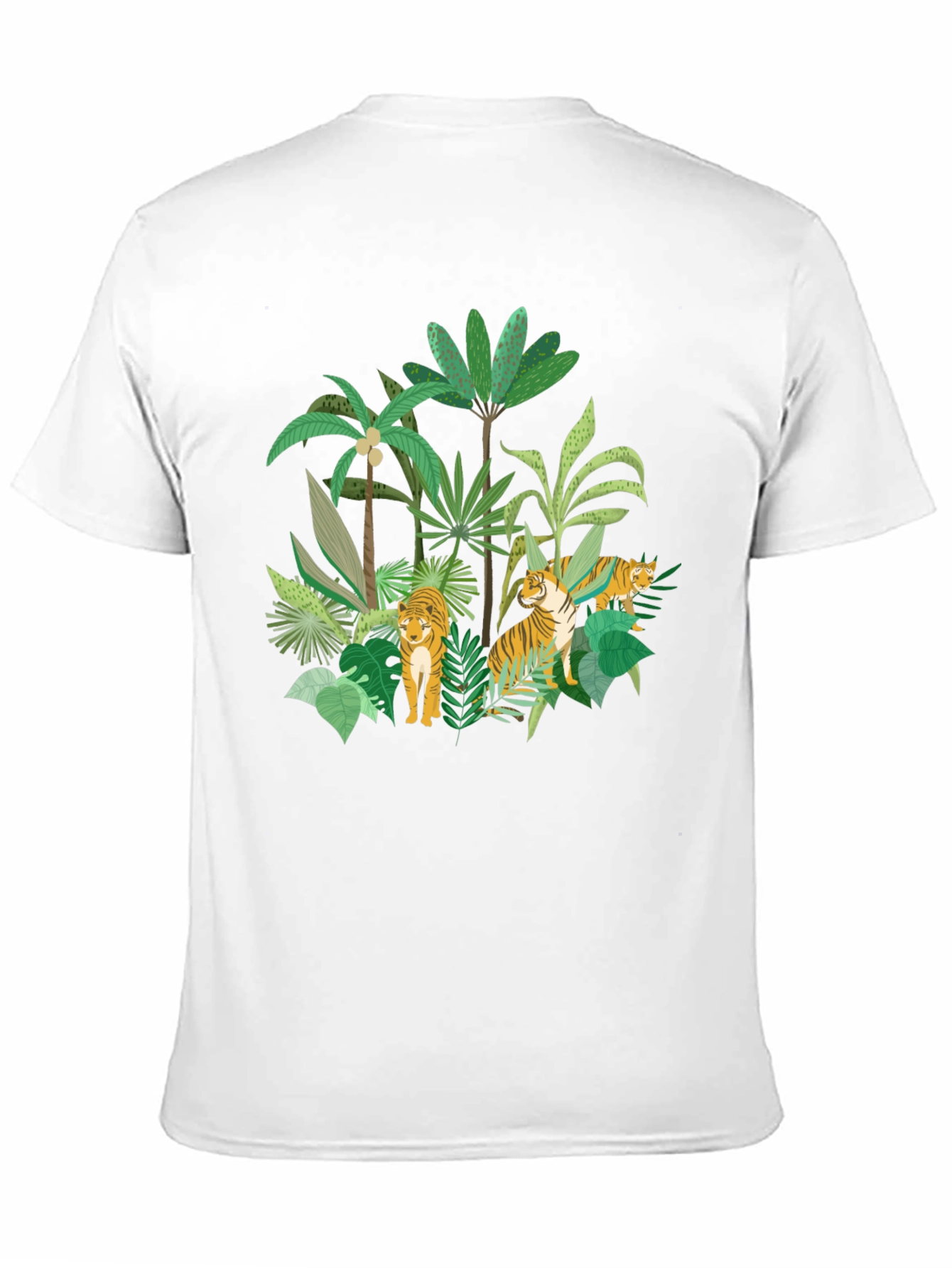 Jungle Tiger Graphic Tee - Black