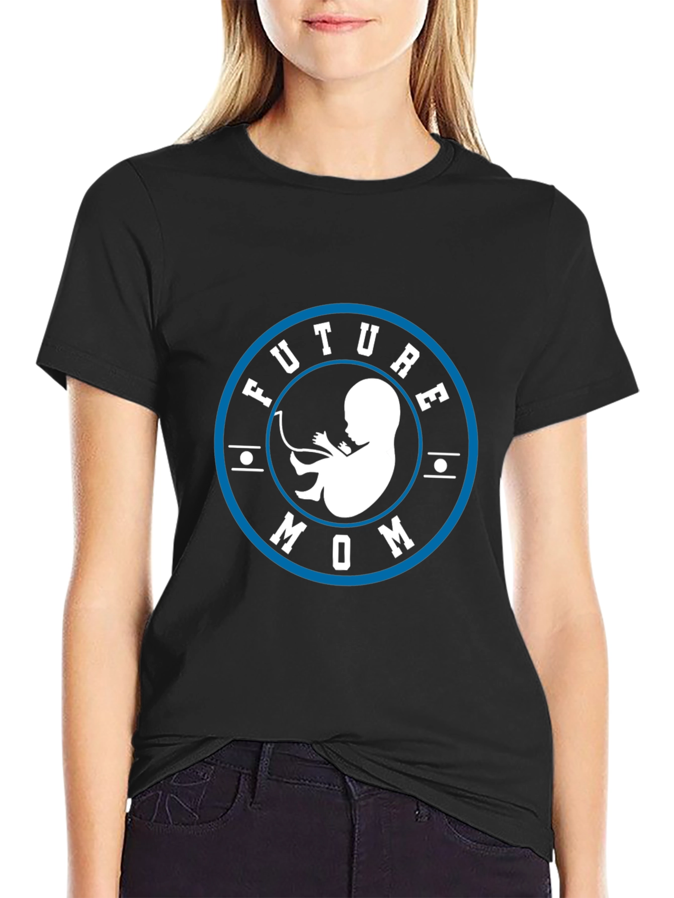 Future Mom Graphic T-Shirt Pregnancy Announcement Tee