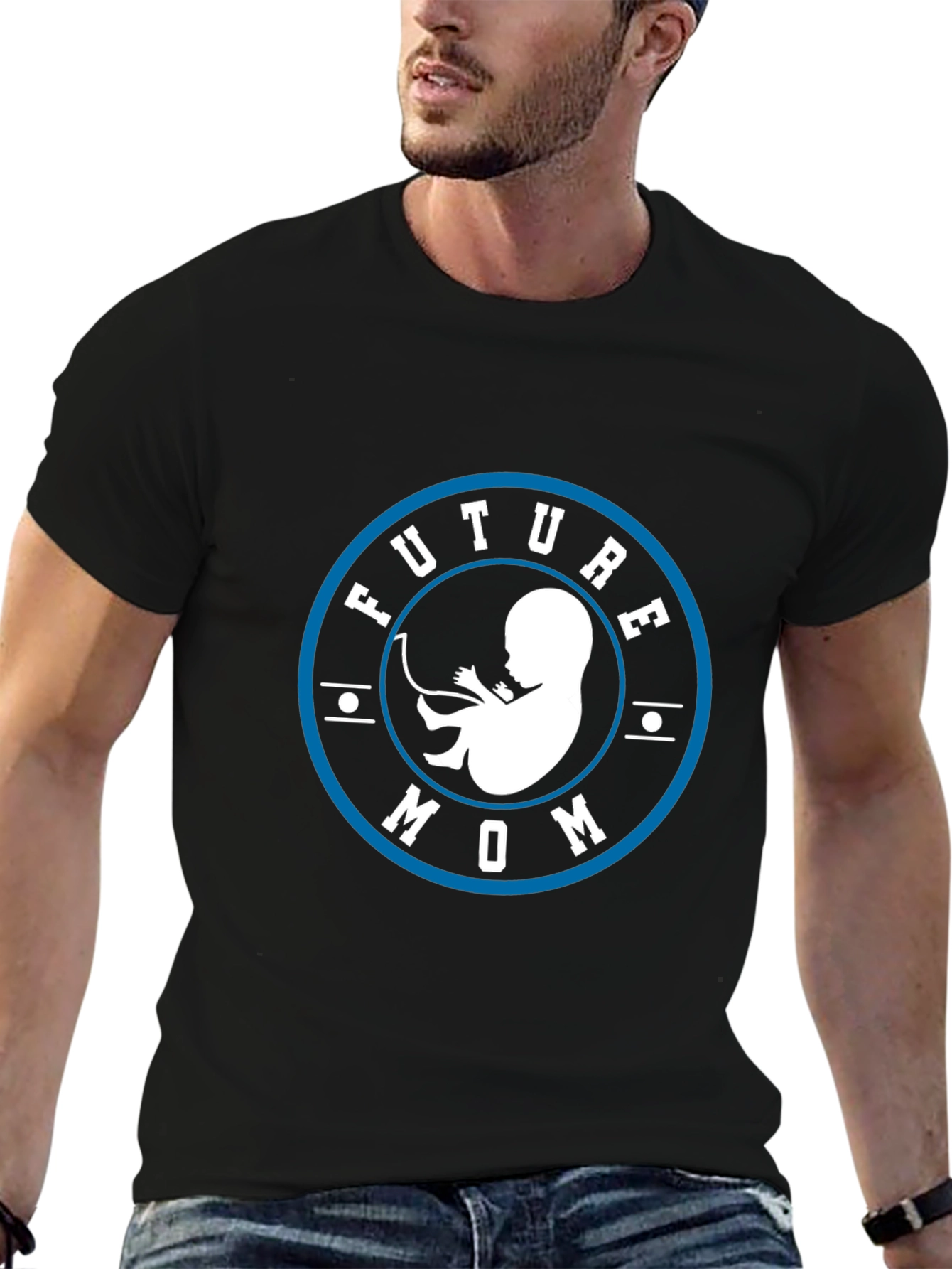 Future Mom Graphic T-Shirt Pregnancy Announcement Tee