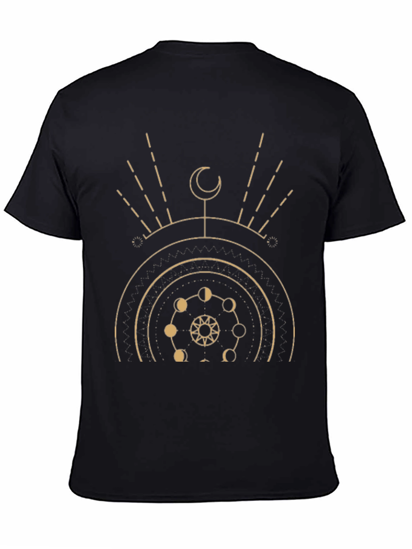 Celestial Moon Phase Graphic T-Shirt