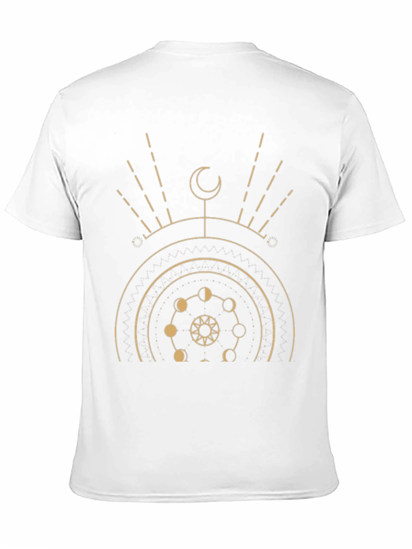 Celestial Moon Phase Graphic T-Shirt