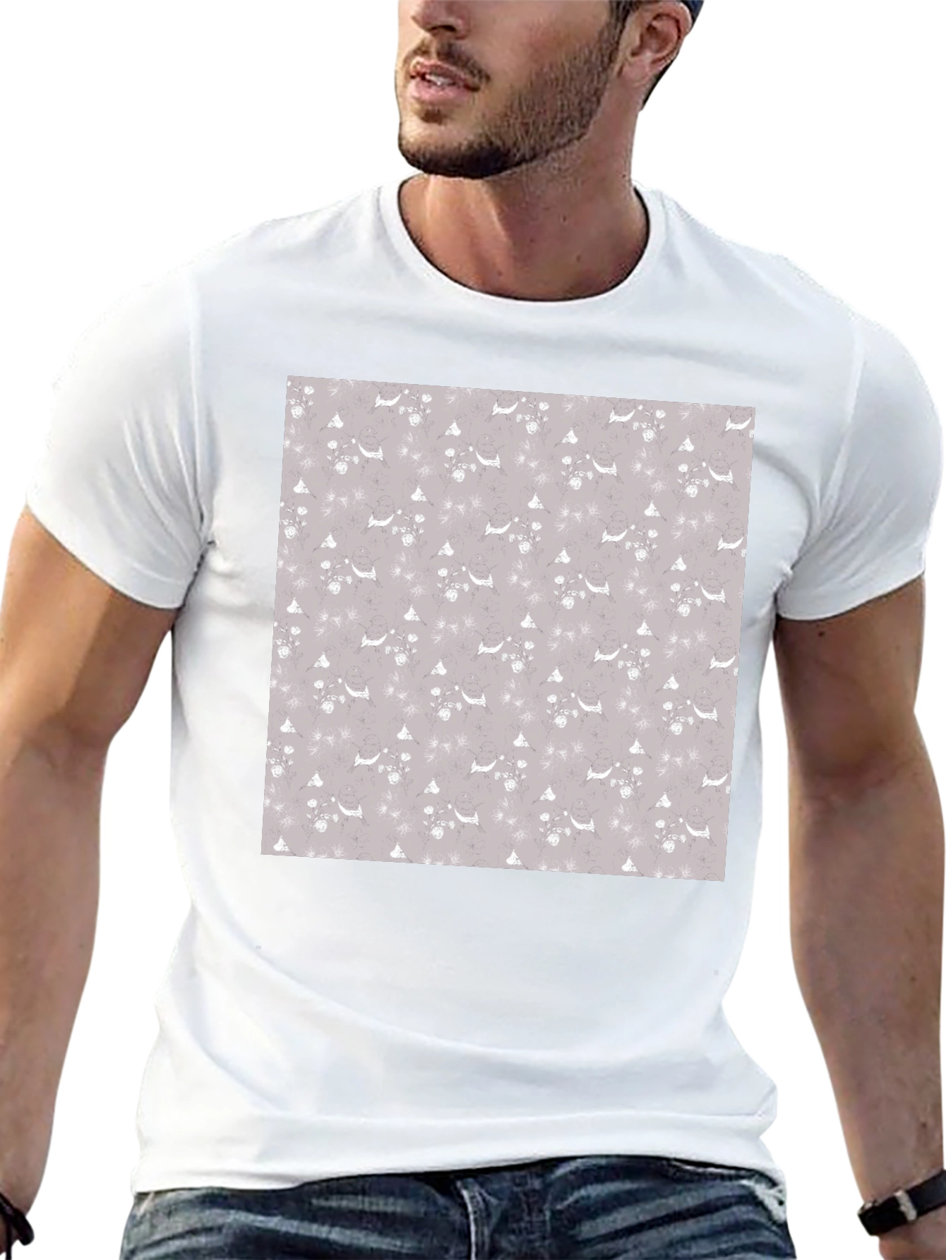 Patterned Holiday T-Shirt