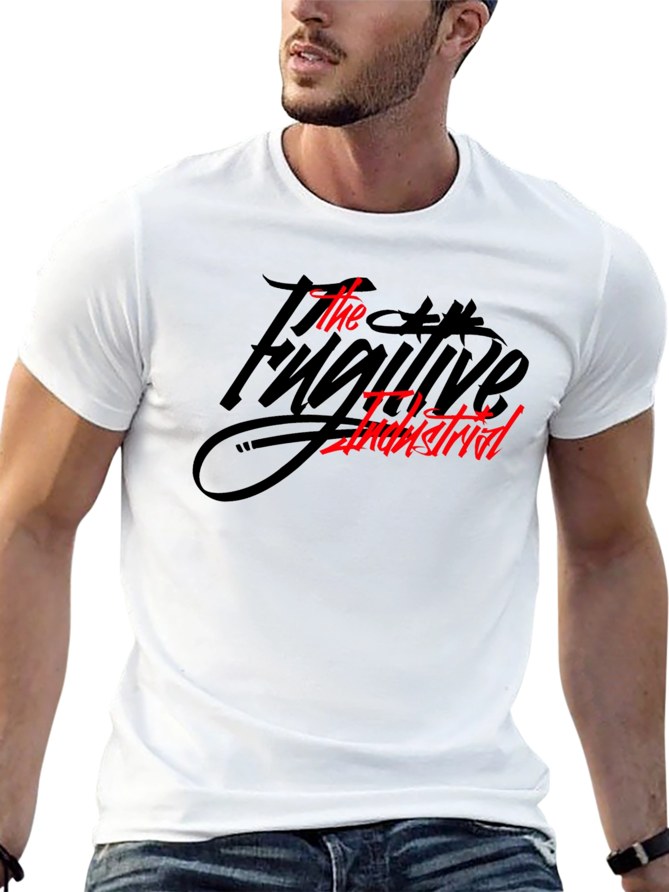 The Fugitive Industrial Black Graphic Tee
