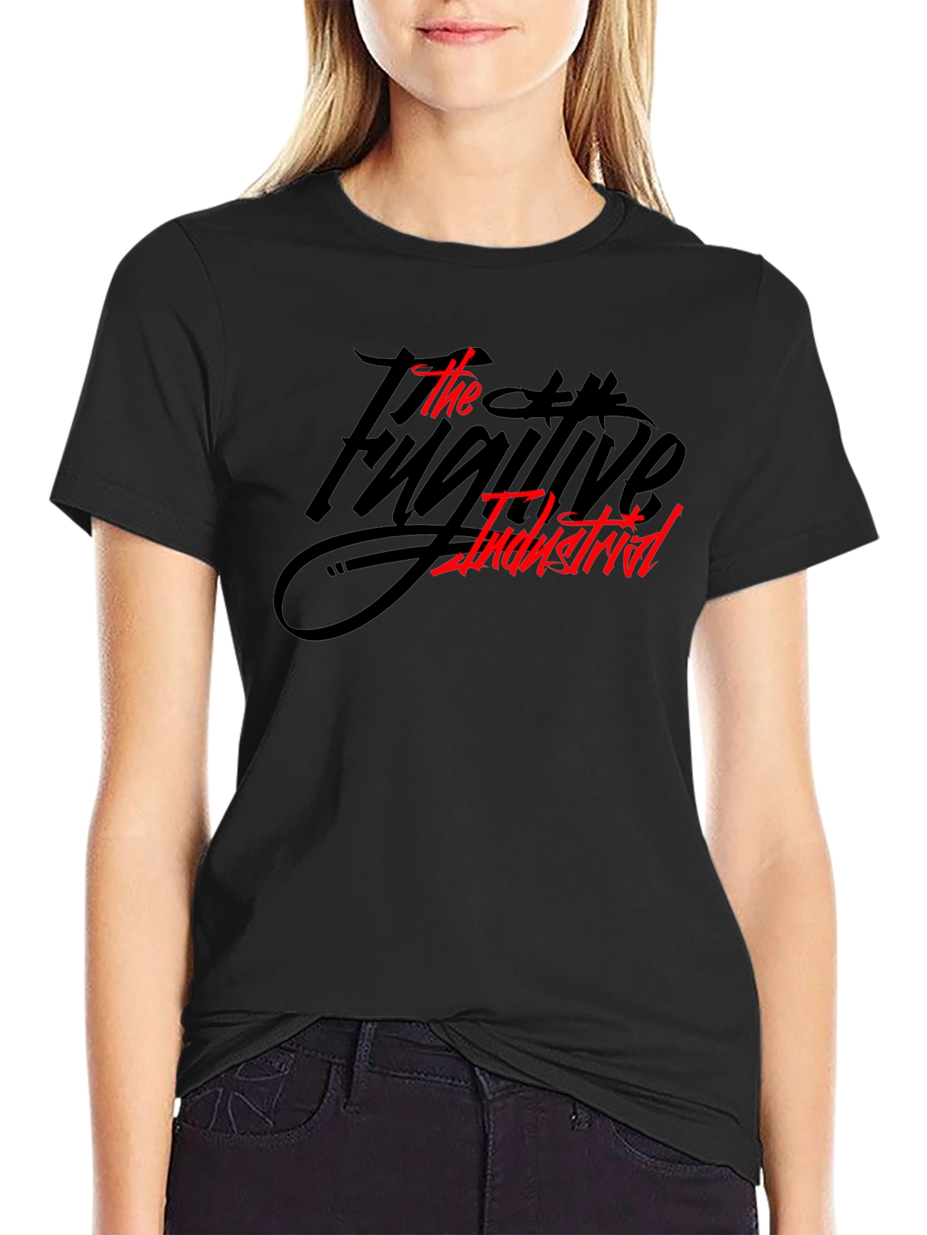 The Fugitive Industrial Black Graphic Tee