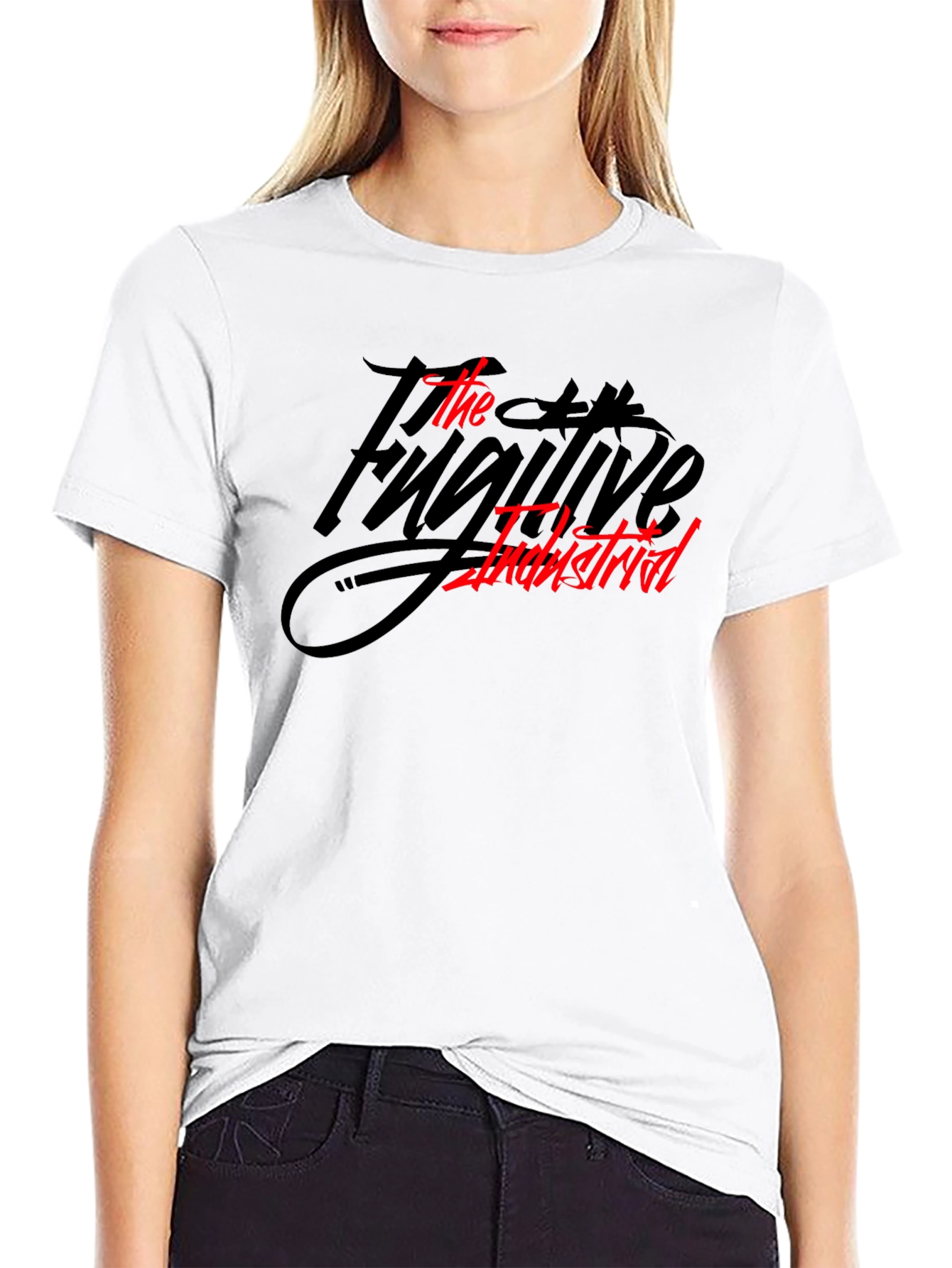 The Fugitive Industrial Black Graphic Tee